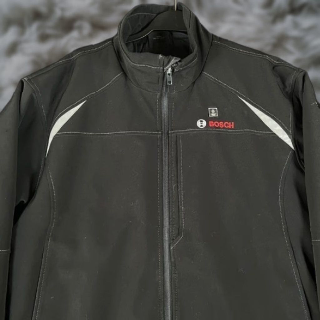 Vintage VINTAGE Bosch Softshell Heated Work Jacket Mens Size Medium Black Red Full Zip Size US M / EU 48-50 / 2 - 1 Thumbnail