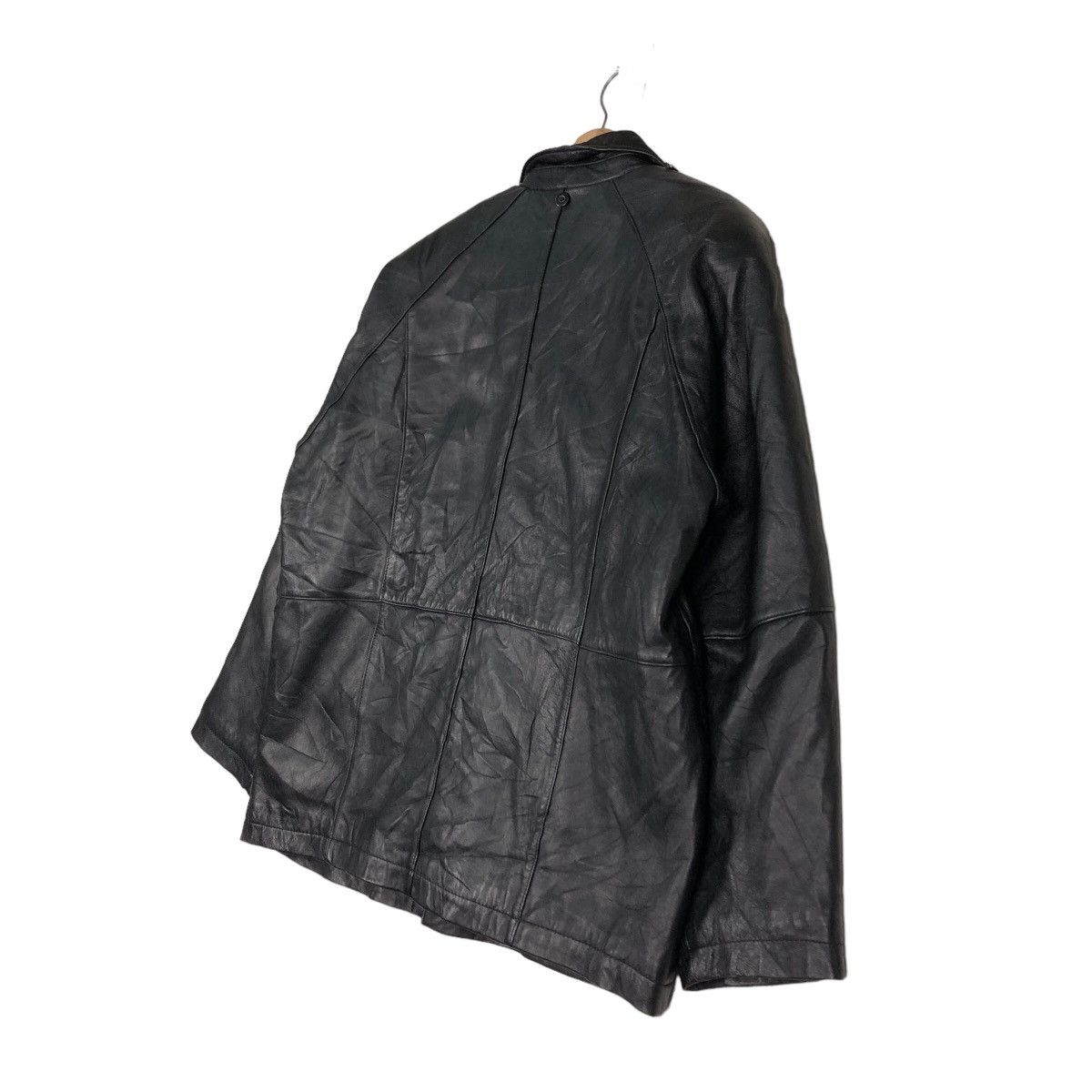Japanese Brand 🔥Vintage Biker Leather Jacket Donobio Blanket Issey Miyake Size US M / EU 48-50 / 2 - 10 Thumbnail
