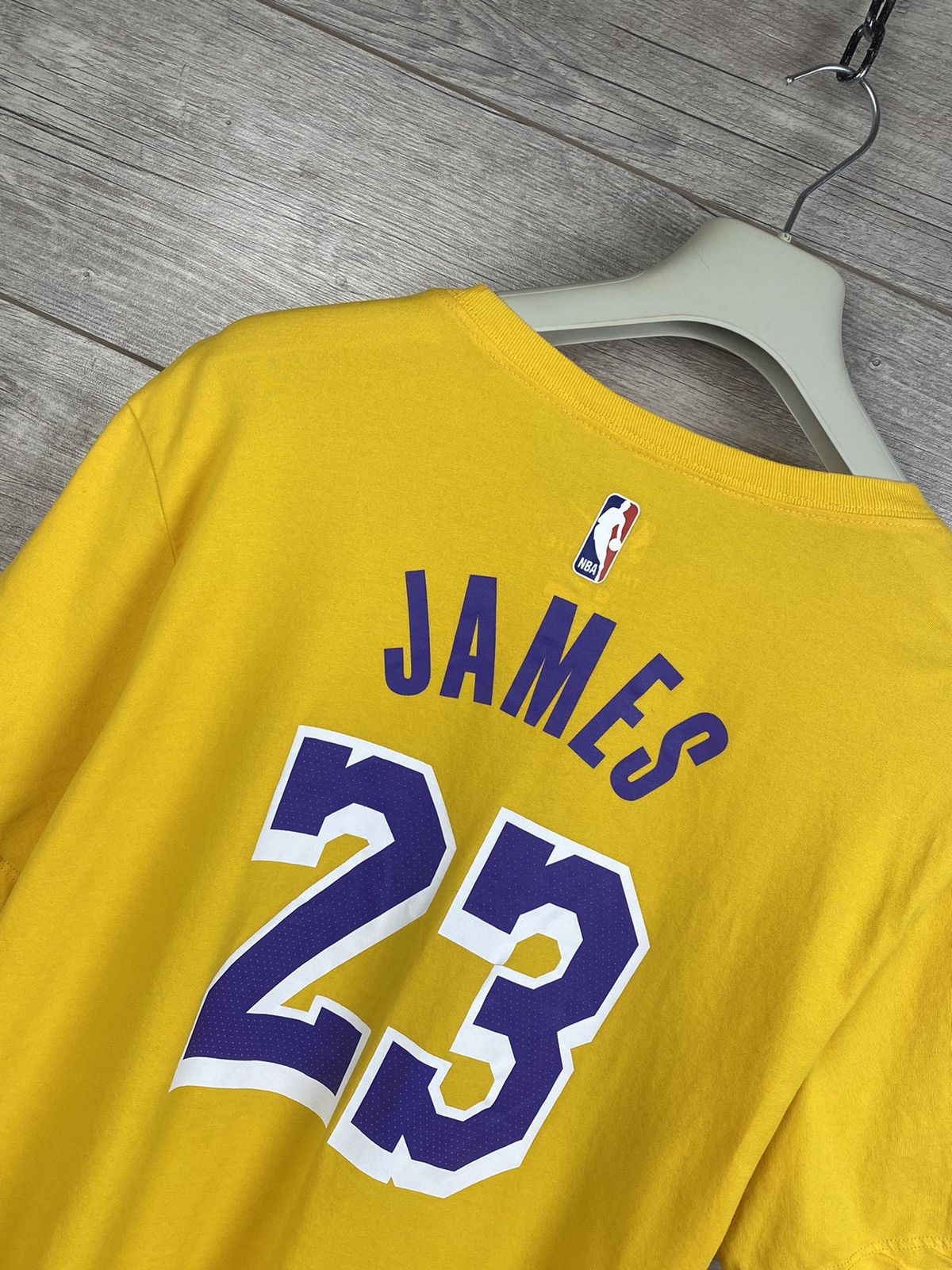 Nike Nike James Lebron LAL Dry Tee BQ1540-743 size L Size US XL / EU 56 / 4 - 11 Thumbnail