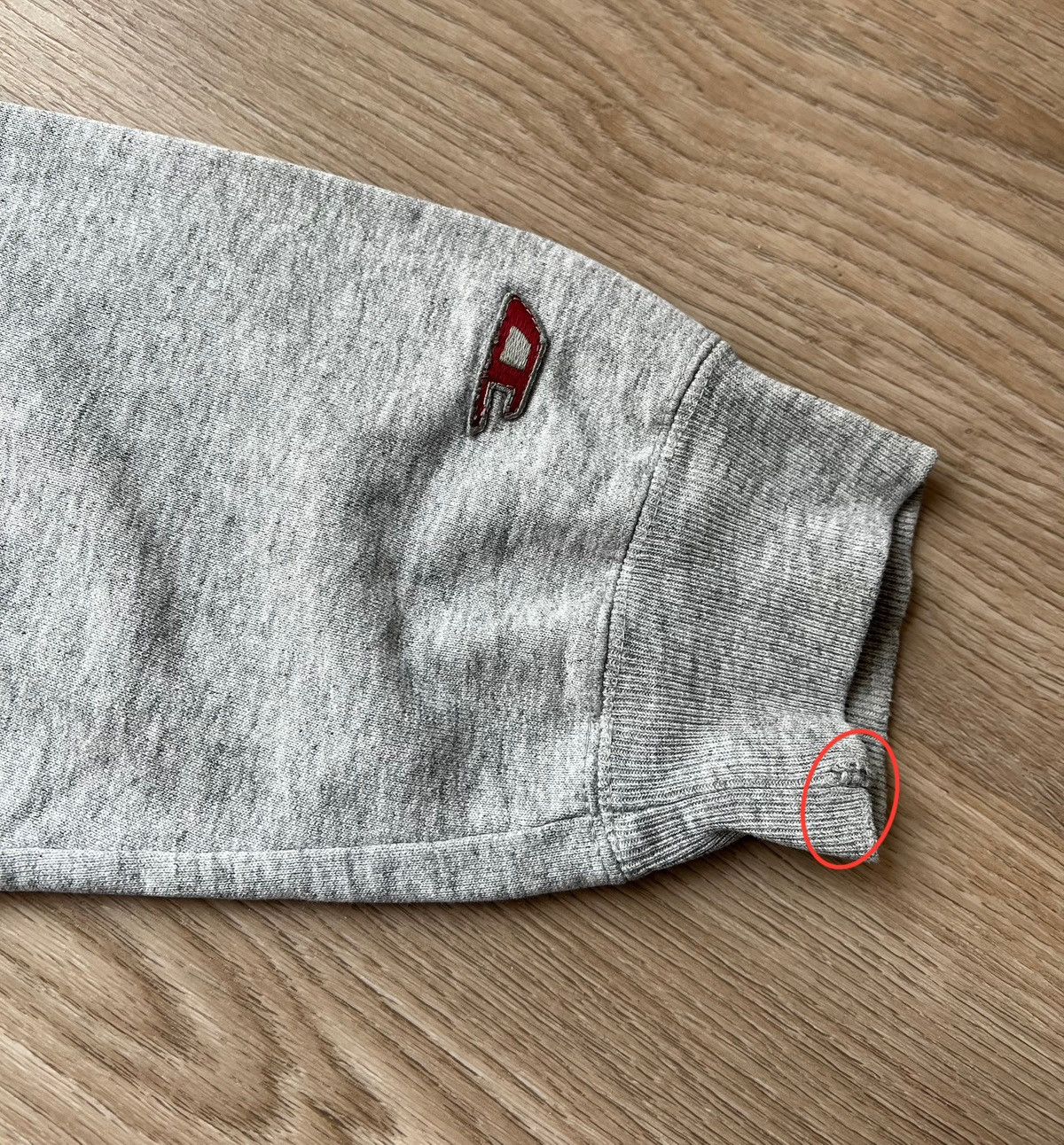 Diesel × Vintage Vintage Diesel Gray Sweatshirt Big Logo Size US L / EU 52-54 / 3 - 4 Thumbnail