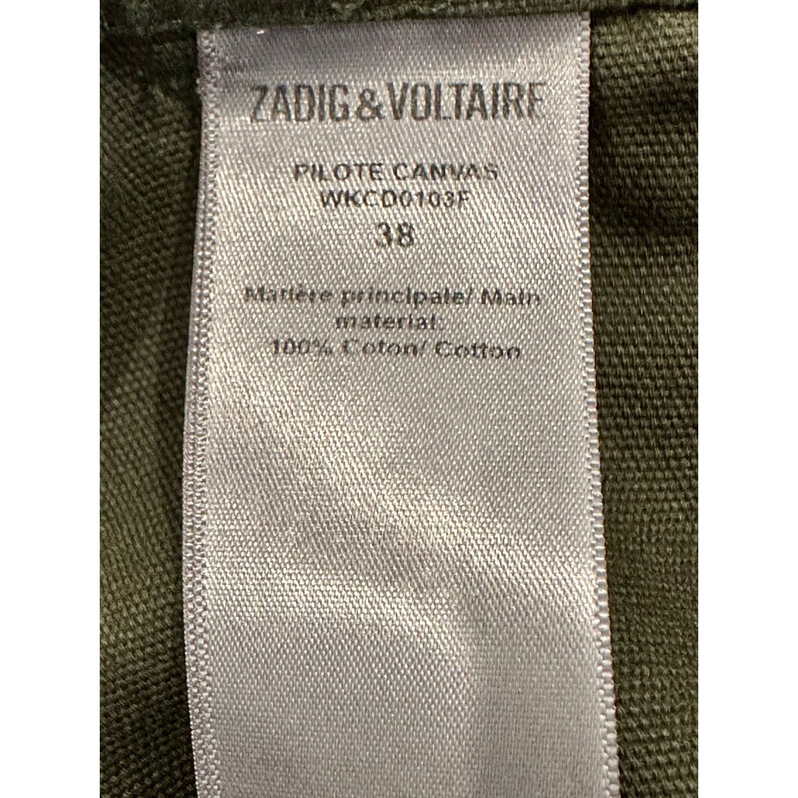 Zadig & Voltaire Zadig & Voltaire Pilote Cargo Pants Army Green 38 Size 30" / US 8 / IT 44 - 14 Thumbnail