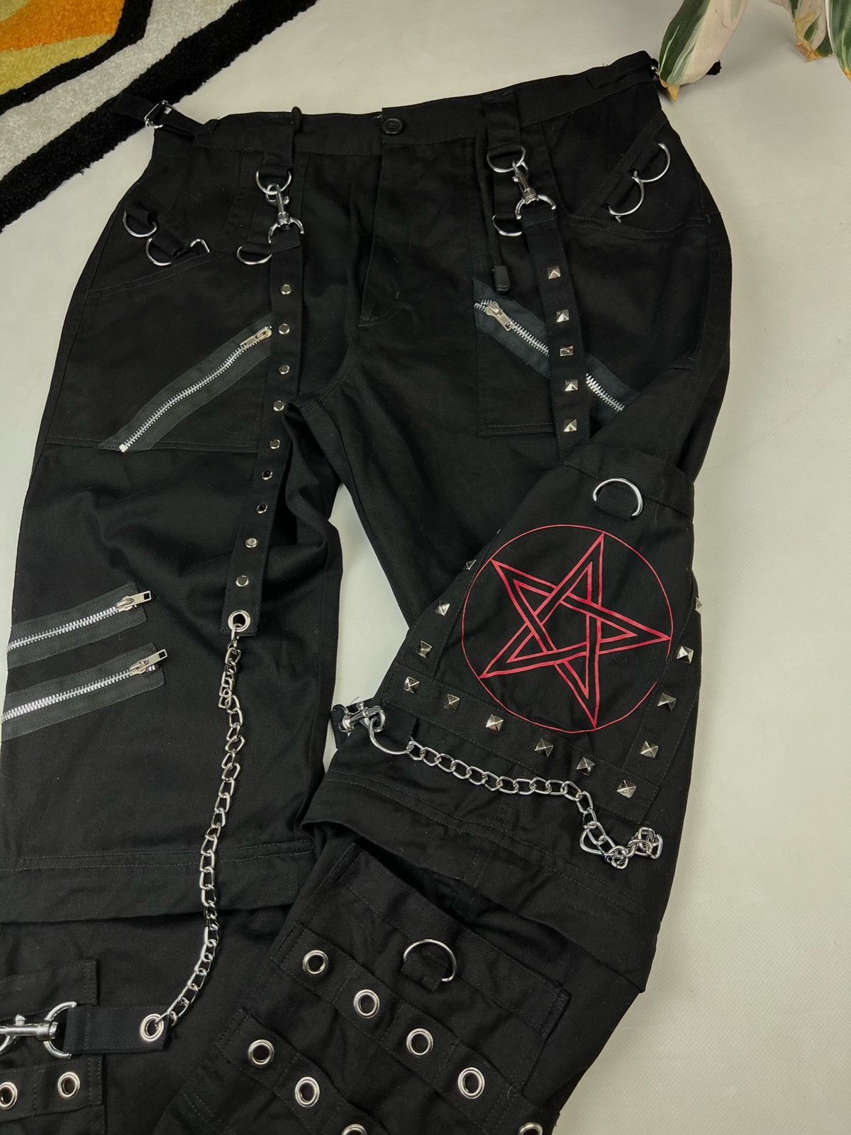 Tripp NYC × Vintage Tripp NYC style Pants Jeans Size L Jnco Daang Goodman Goth Size US 34 / EU 50 - 11 Thumbnail