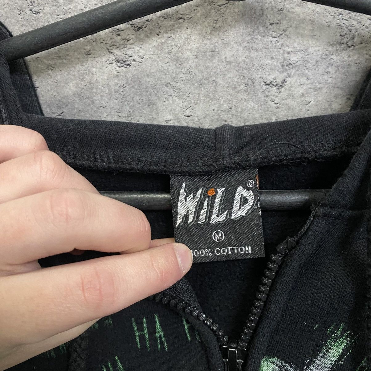 Japanese Brand Vintage Wild Joker Why So Serious Zip Hoodie Y2K Size US M / EU 48-50 / 2 - 13 Thumbnail