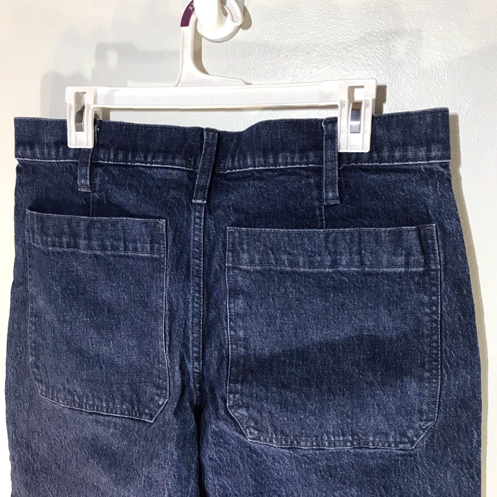 J.Crew VINTAGE J.CREW Carpenter Jeans Womens Size 30 Blue Denim Cropped Stretch Pockets 90s Size 30" / US 8 / IT 44 - 5 Thumbnail