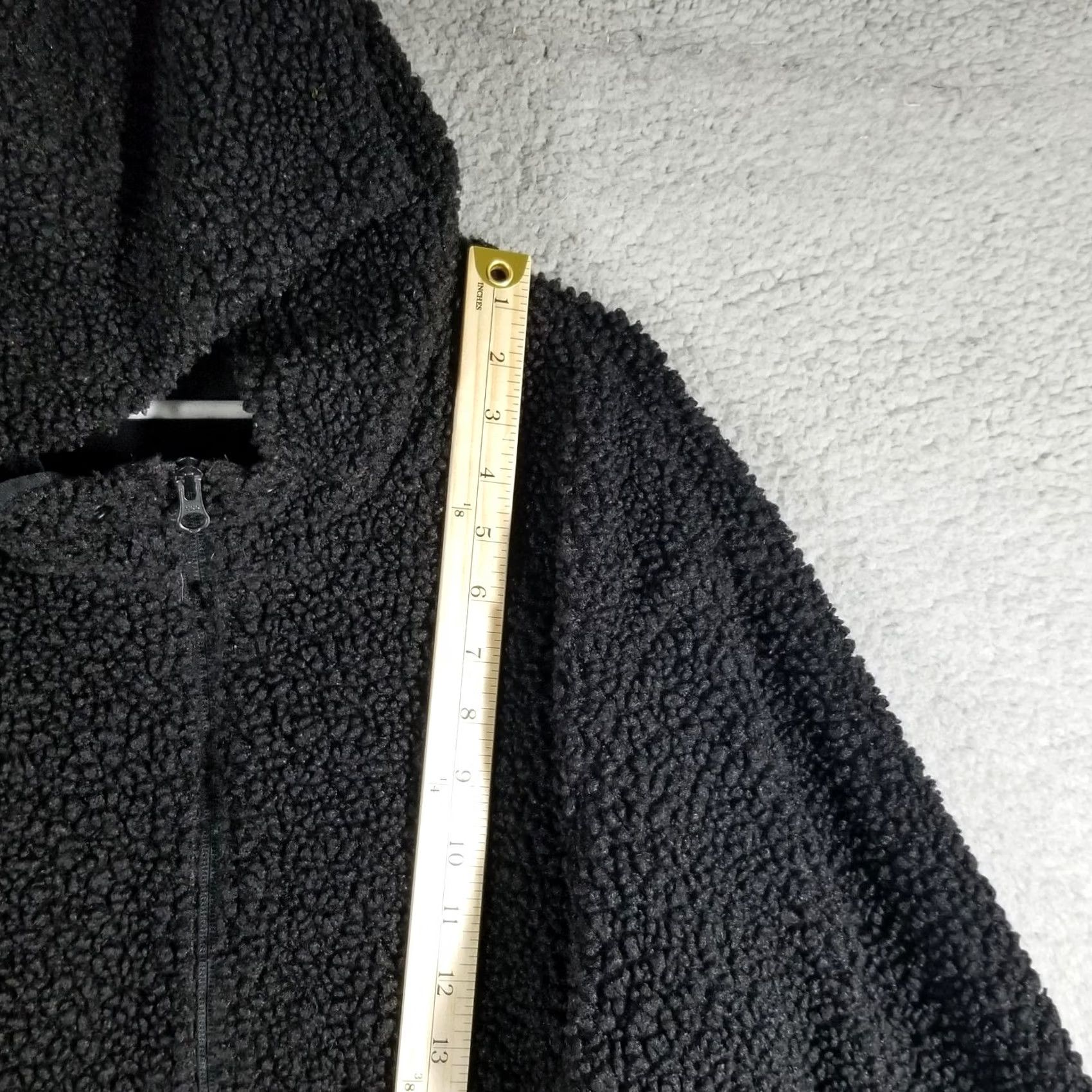 Adidas Adidas Jacket Mens XL Black Hooded Sherpa Fleece Pockets Full Zip Parka Logo Size US XL / EU 56 / 4 - 5 Thumbnail
