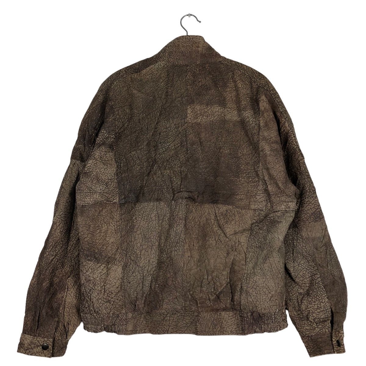 Genuine Leather 🔥Vtg Fly Bomber Leather Jacket Bondage Design Inspector Size US L / EU 52-54 / 3 - 8 Thumbnail