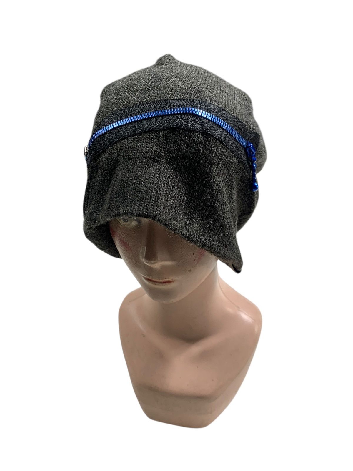 Beams Japan Beams Japanese punk Bondage Style zipper Beanie Hats RARE Size ONE SIZE - 3 Thumbnail