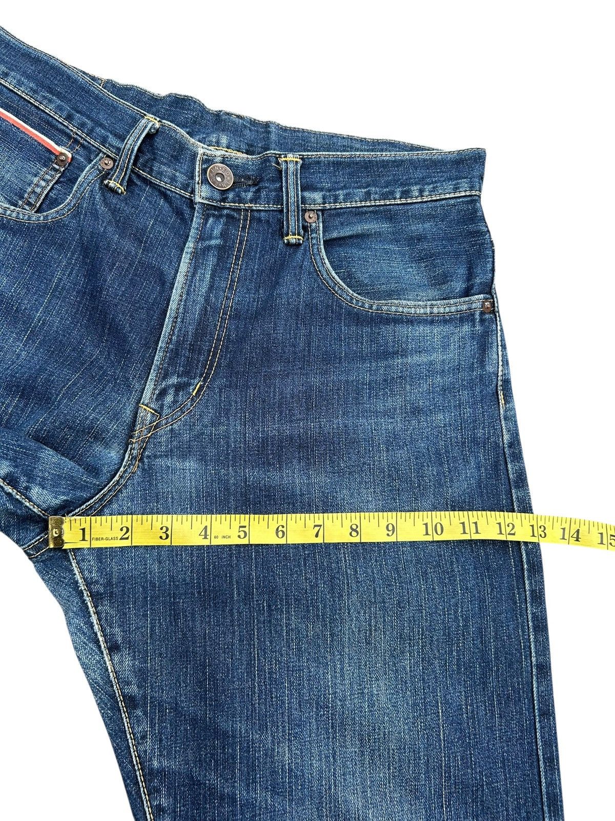 Kapital VINTAGE EDWIN 505Z SELVEDGE BUCKLE BACK DENIM JEANS Size US 32 / EU 48 - 17 Thumbnail