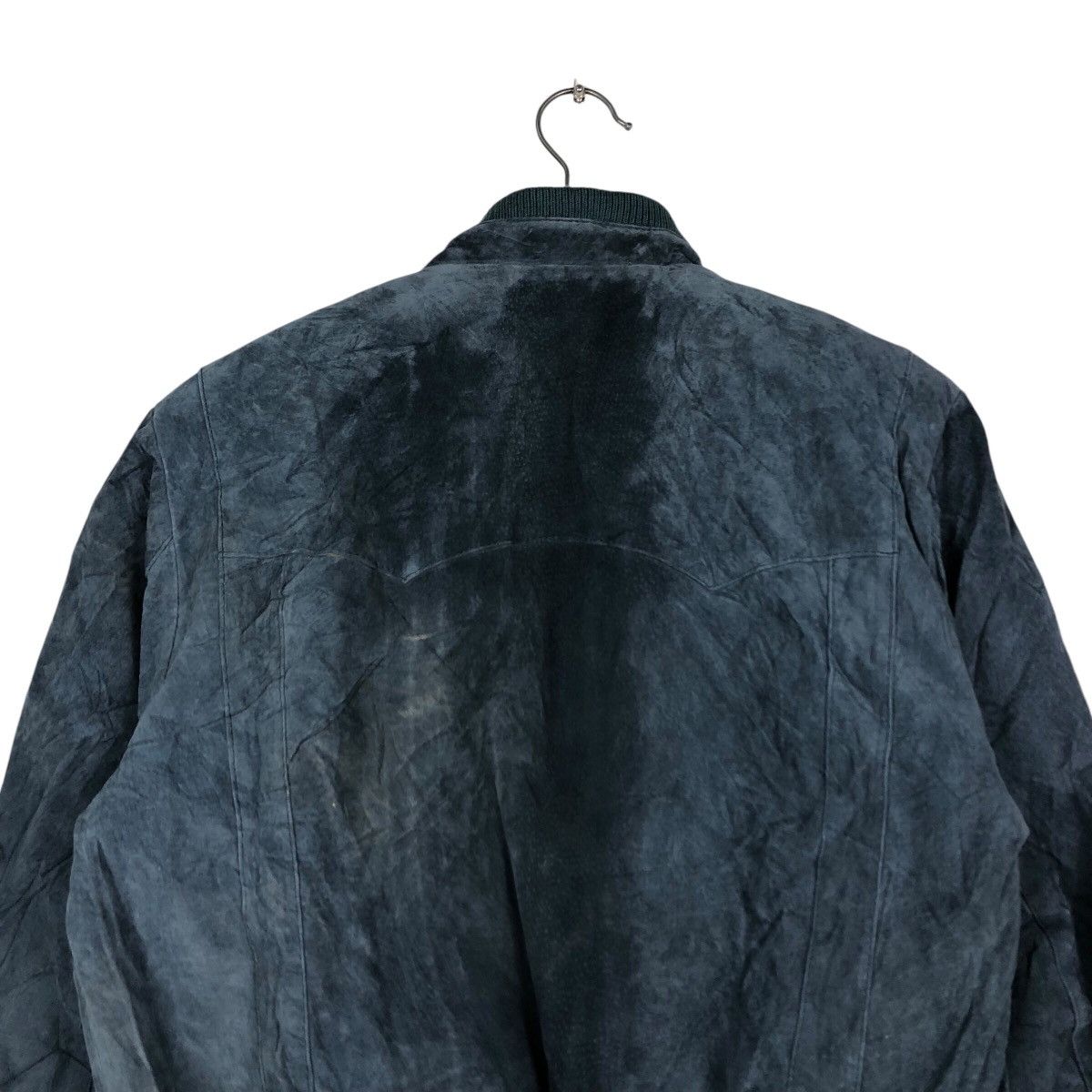 Japanese Brand 📌Vtg Bomber Leather Jacket Genuine Echtes Leder Echt Deer Size US M / EU 48-50 / 2 - 10 Thumbnail