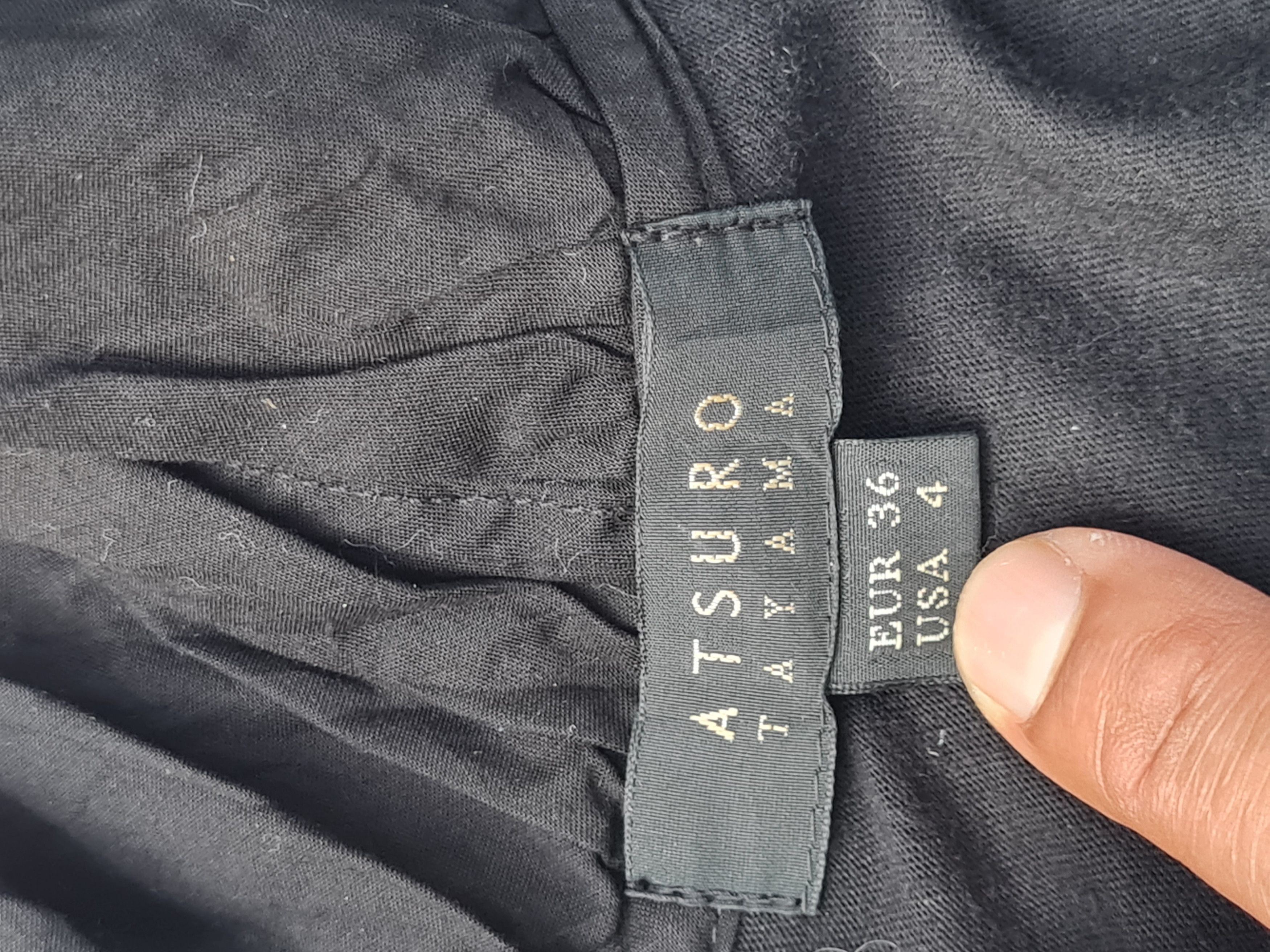 ATSURO TAYAMA × Japanese Brand ATSURO TAYAMA SHIRT BLACK Size S / US 4 / IT 40 - 7 Thumbnail