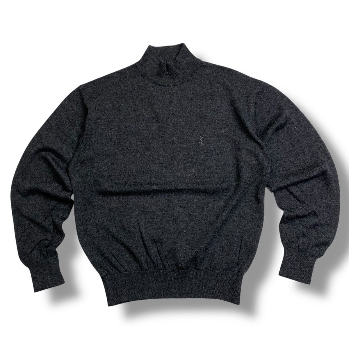 Yves Saint Laurent Ysl long sleeve sweater woolmark Size US M / EU 48-50 / 2 - 1 Thumbnail