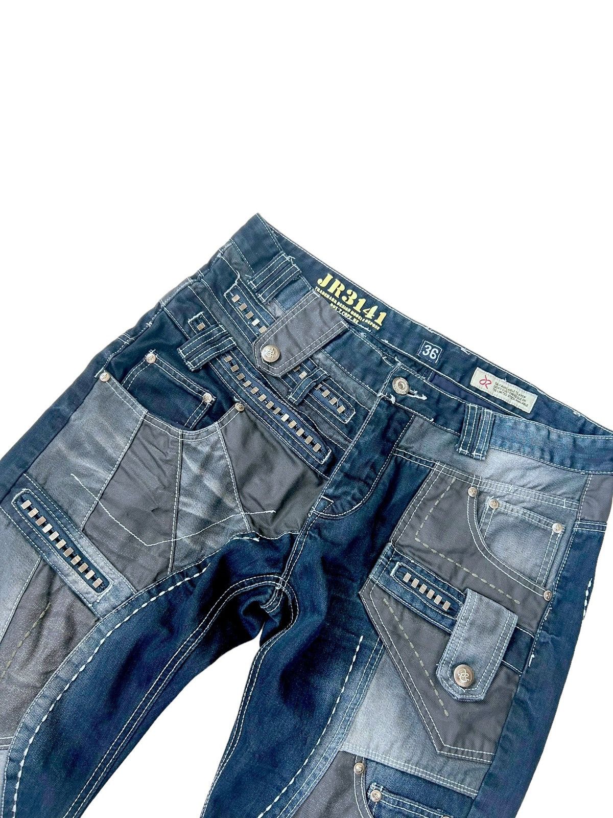 Other Vintage Y2K patchwork jeans pants Size US 36 / EU 52 - 3 Thumbnail
