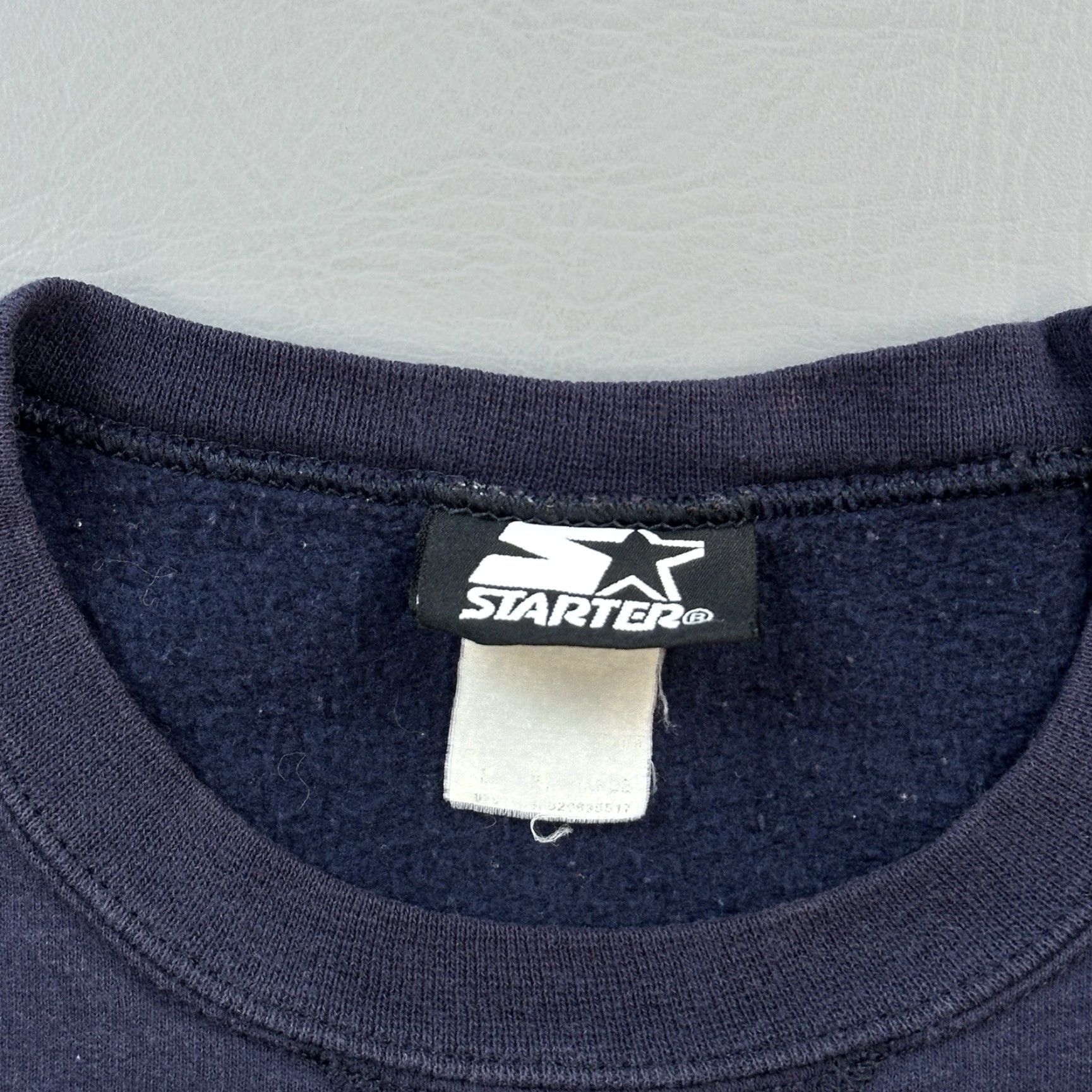 Starter VINTAGE Starter Sweatshirt Mens XL Blue Embroidered Logo Crewneck Pullover 90s Size US XL / EU 56 / 4 - 6 Thumbnail