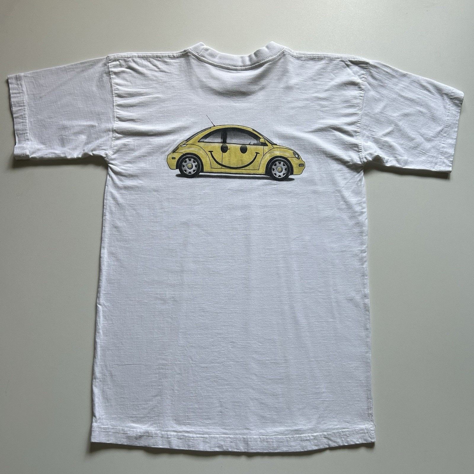 Vintage Vintage 90s Volkswagen VW Beatle Shirt Medium Happy Bug Art Size US M / EU 48-50 / 2 - 1 Thumbnail