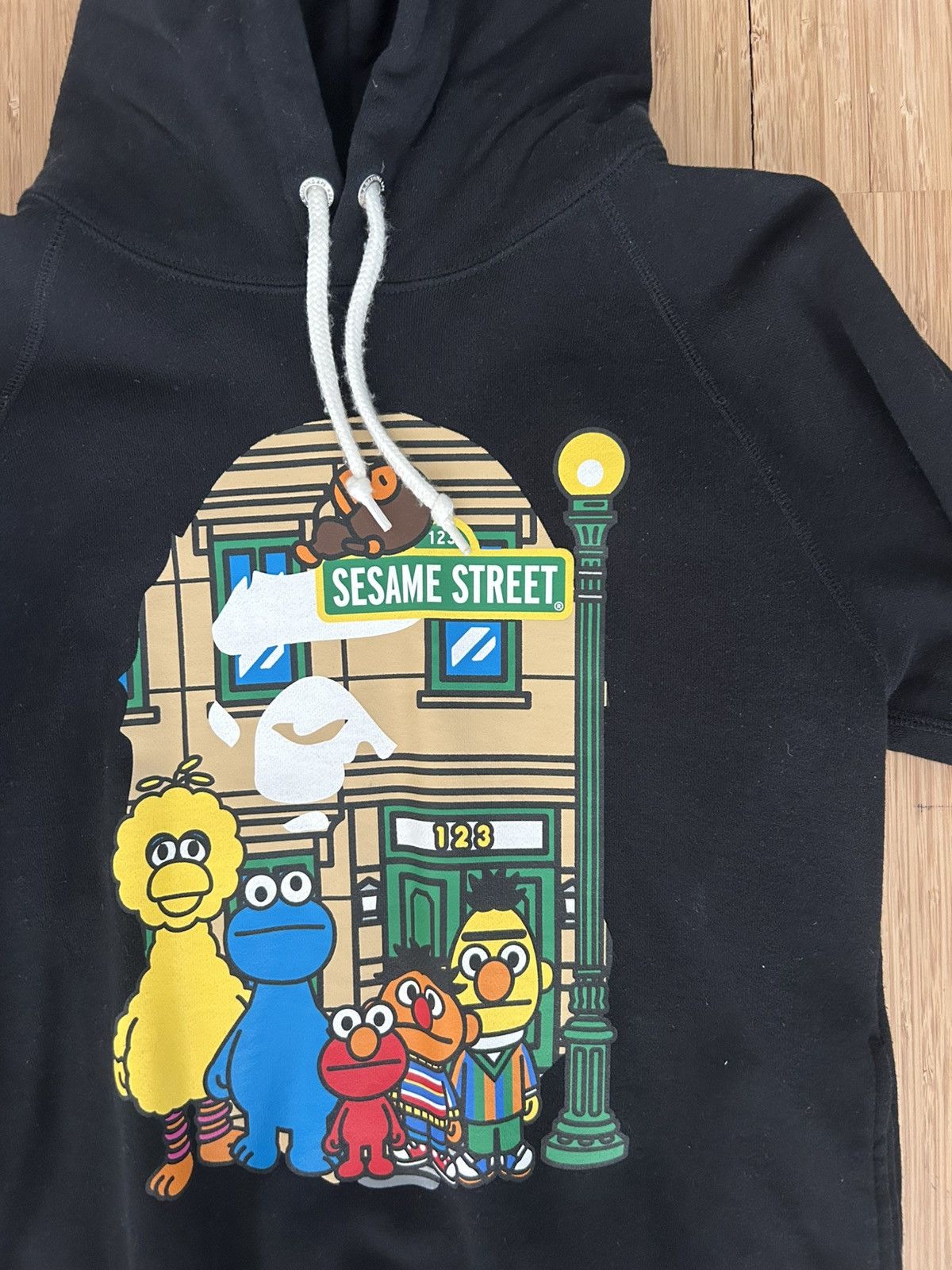 Bape Bape A Bathing Ape Sesame Street Hoodie Black Size S / US 4 / IT 40 - 1 Thumbnail
