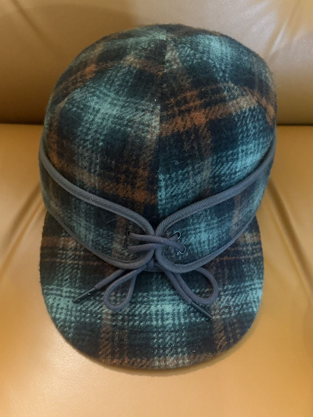 RRL Ralph Lauren RRL Ralph Lauren Plaid Wool Cap [NEW] Size ONE SIZE - 8 Thumbnail