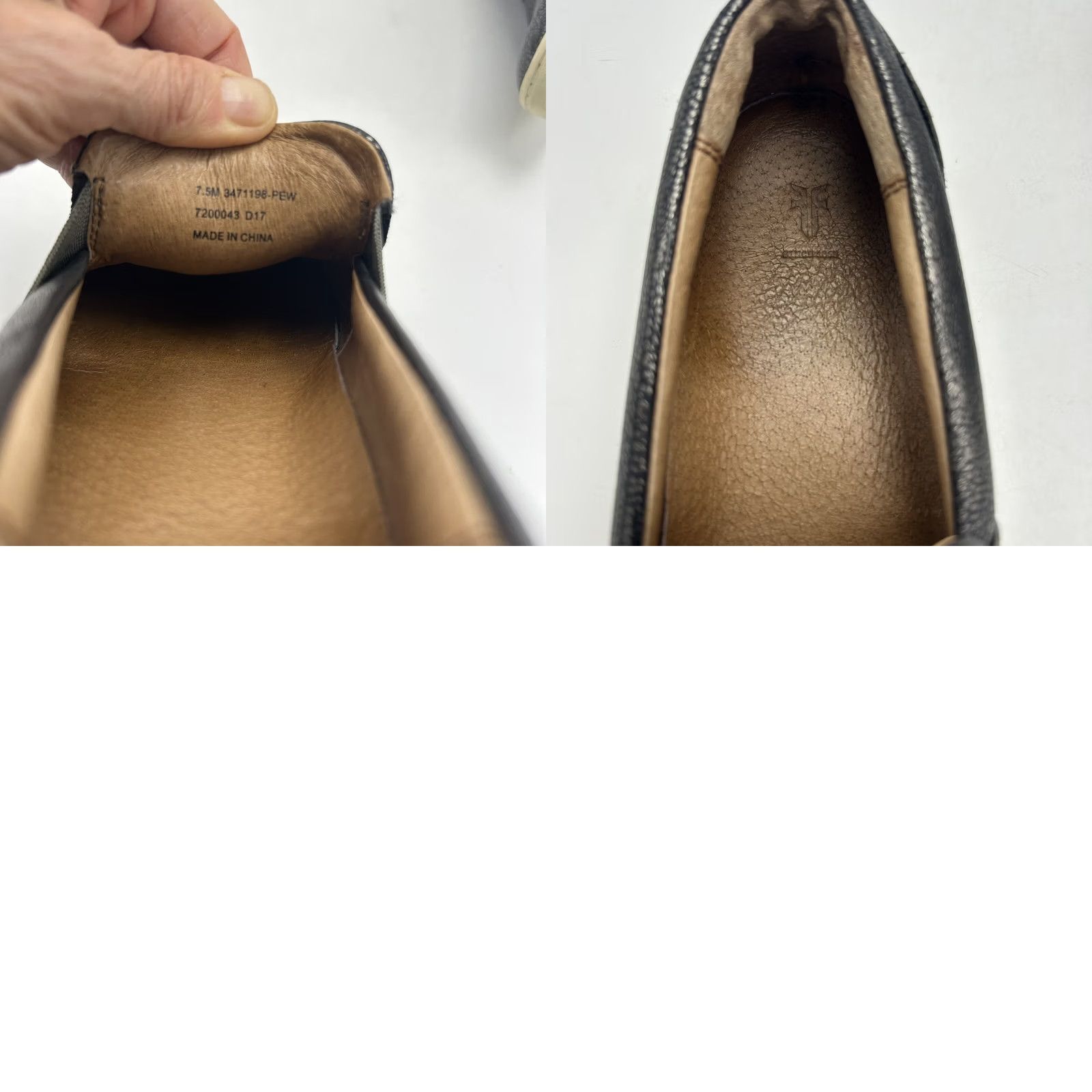 Frye Frye Womens 7.5 M Ivy Metallic Pewter Leather Comfort Casual Slip On Sneakers Size US 8 / IT 38 - 8 Thumbnail