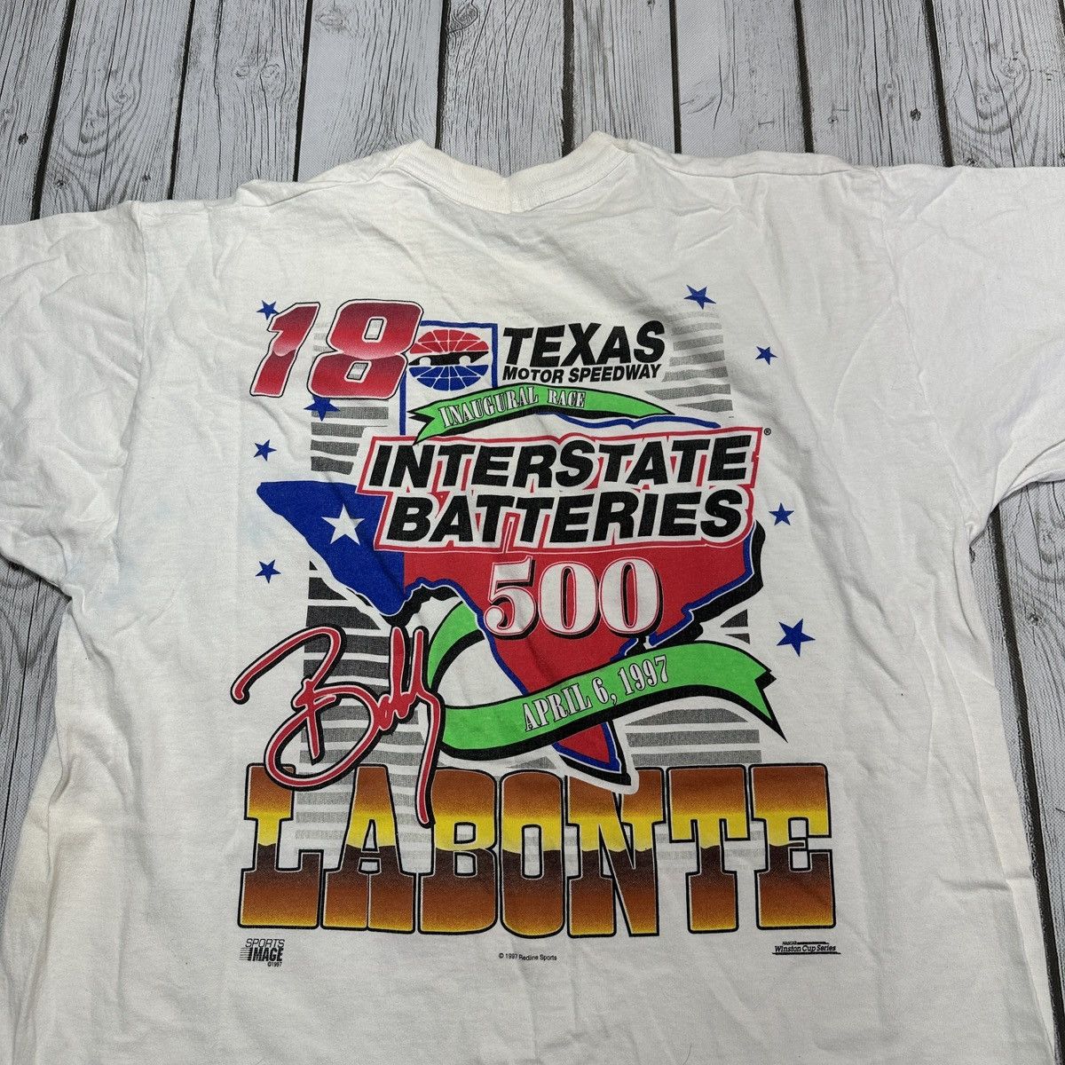 NASCAR × Vintage Vintage NASCAR tee Size US XL / EU 56 / 4 - 4 Thumbnail
