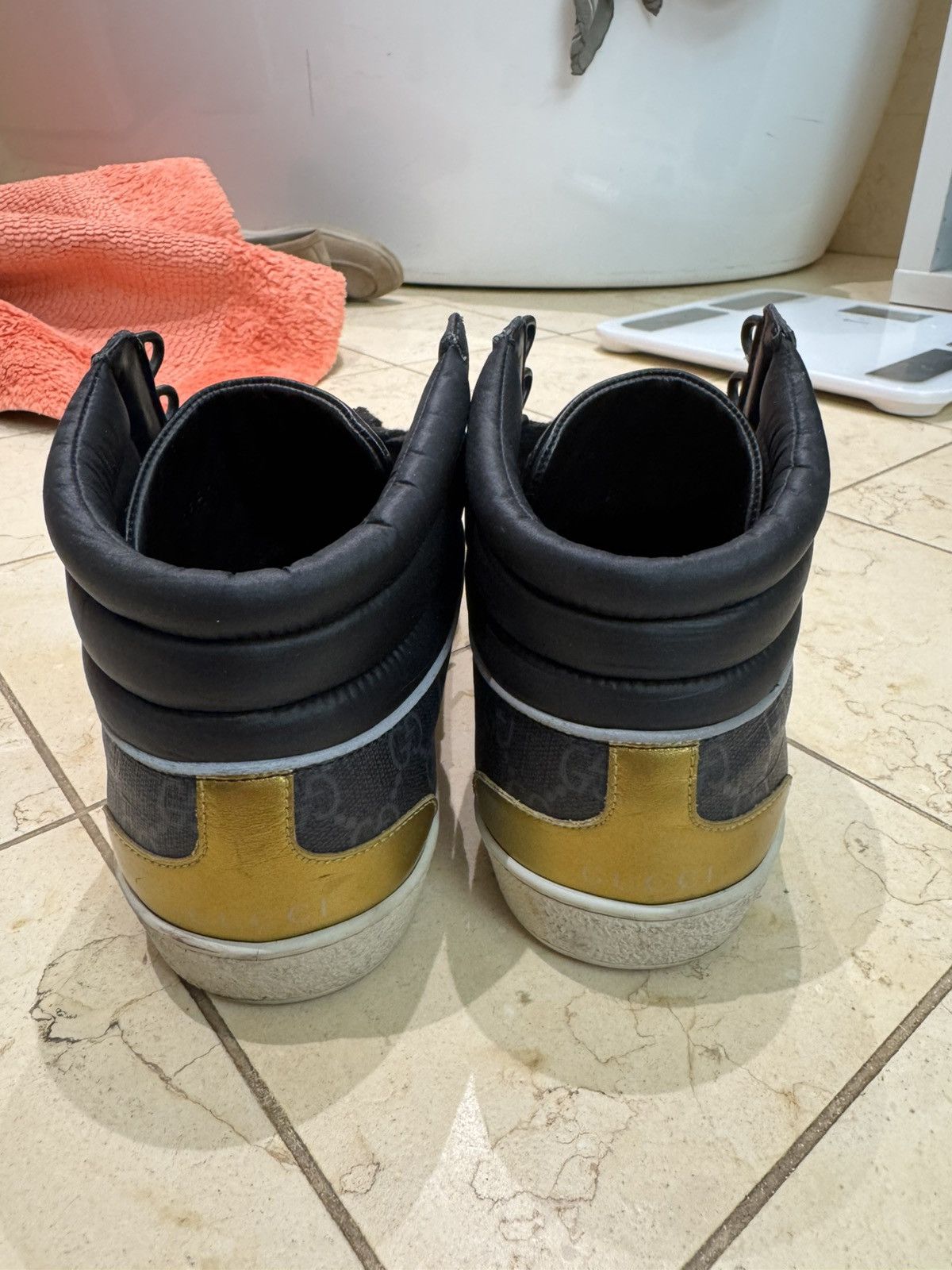 Gucci Gucci Black High Top Sneaker for Men and Women Size US 8 / EU 41 - 4 Thumbnail