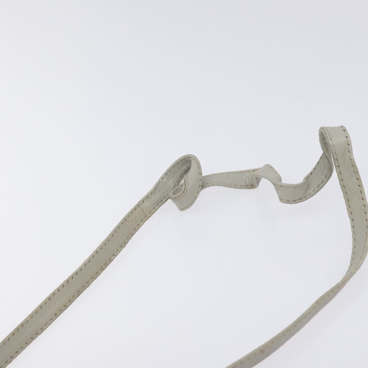 Celine CELINE Shoulder Bag Leather Light Blue Gold Size ONE SIZE - 8 Thumbnail