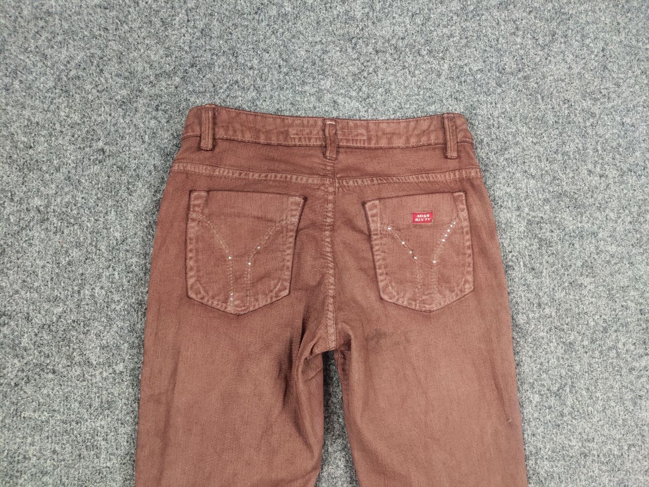 Miss Sixty Vintage Miss Sixty Y2K Style Flared Denim brown Jeans Size 24" / US 00 / IT 34 - 10 Thumbnail
