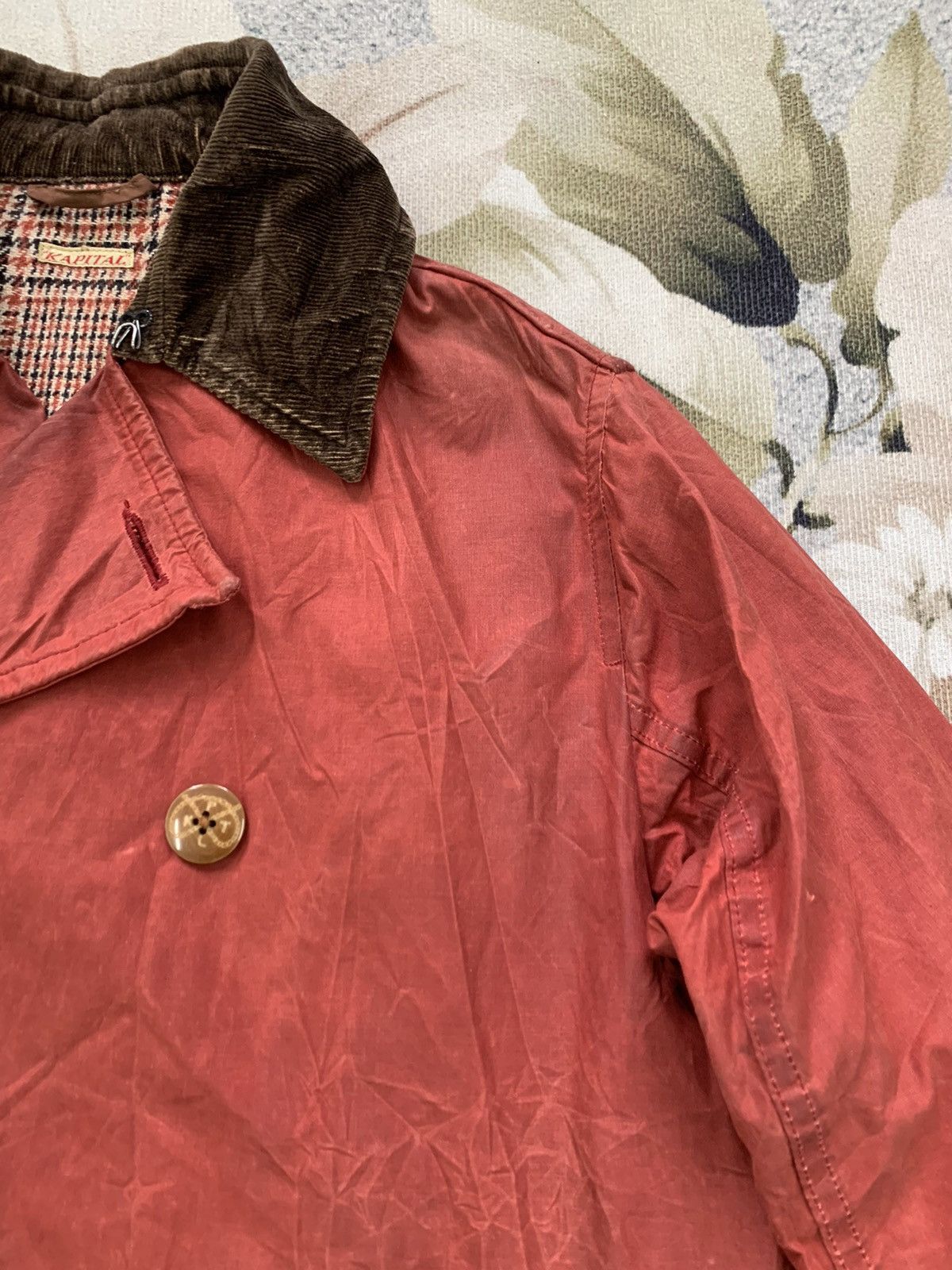 Kapital Kapital Waxed Blouson Jacket Double Breast Size US M / EU 48-50 / 2 - 6 Thumbnail
