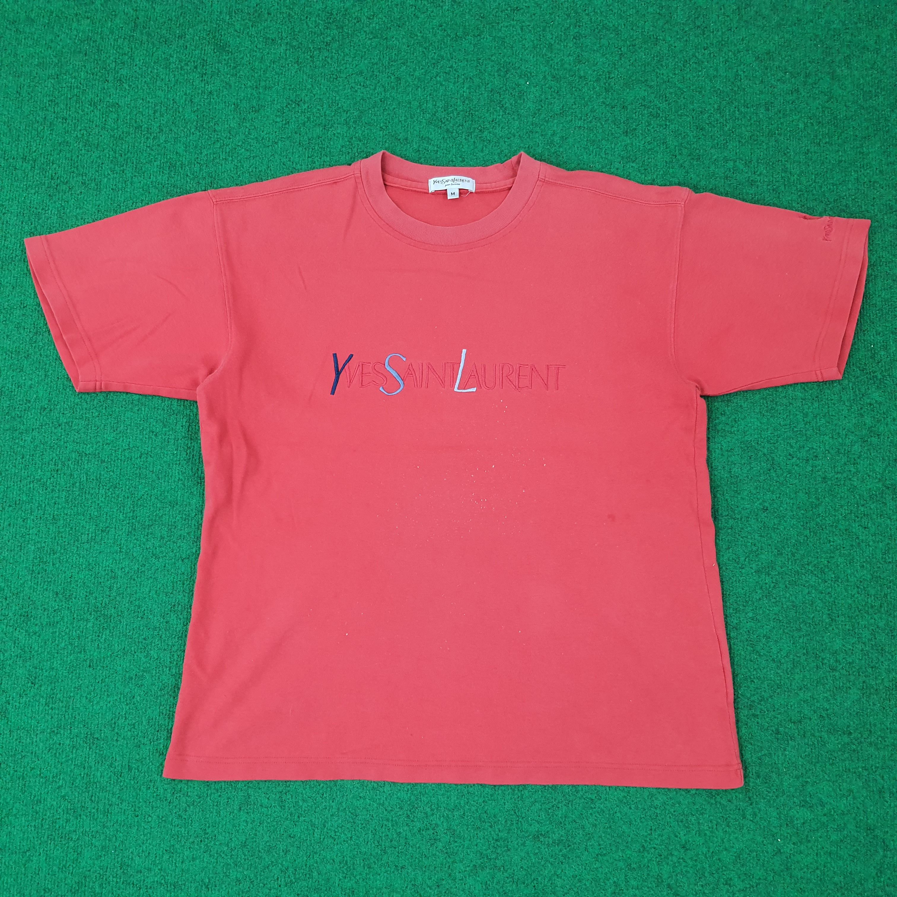 Yves Saint Laurent Vintage YSL Yves SAint Laurent Designer Tshirt C239N55 Size US L / EU 52-54 / 3 - 1 Thumbnail