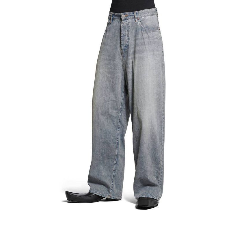 Balenciaga o1bcso1str0226 Baggy Pants in Blue Size US 30 / EU 46 - 5 Thumbnail
