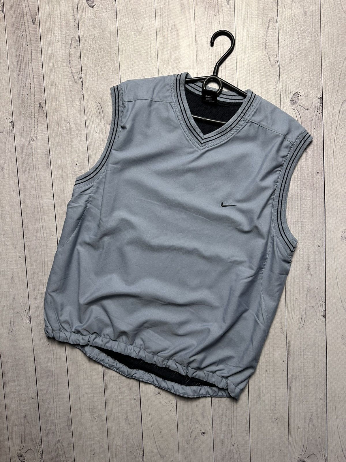 Nike × Vintage Vintage Nike drill vest logo size M rare Y2K Size US M / EU 48-50 / 2 - 1 Thumbnail