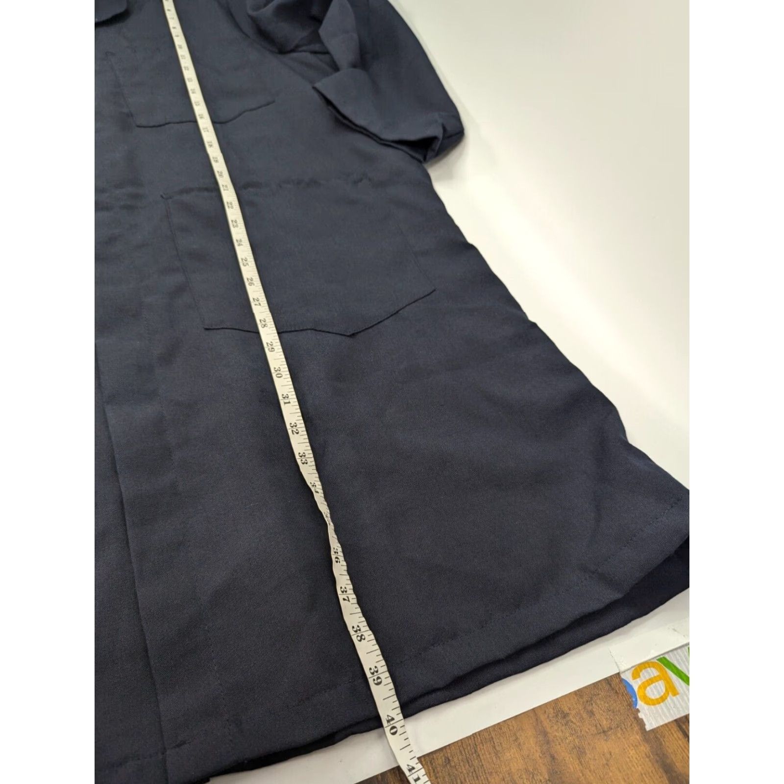 Vintage Topps FR Navy Work Coat Mens XL Flame Resistant NOMEX IIIA Made In USA Shirt Navy XL Mens Topps FR Nomex IIIA Workwear USA Size US XL / EU 56 / 4 - 6 Thumbnail