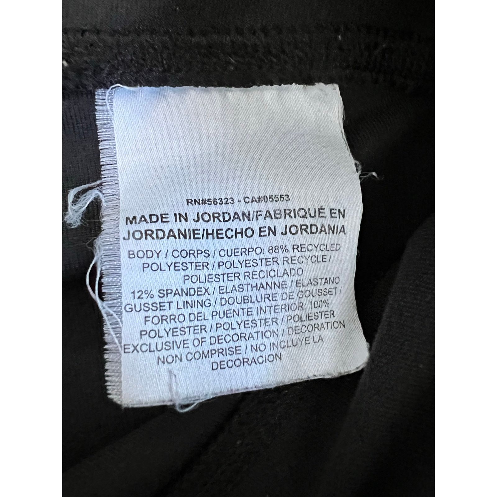 Nike Nike Dri-Fit Classic Black Mid-Rise Leggings Large Size 32" / US 10 / IT 46 - 7 Thumbnail