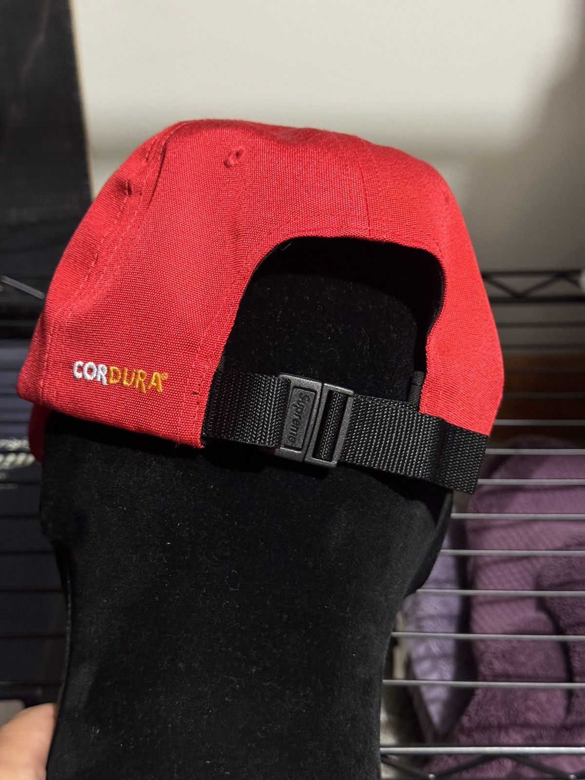 Supreme Supreme Cordura Small Box 6-Panel Red Size ONE SIZE - 6 Thumbnail