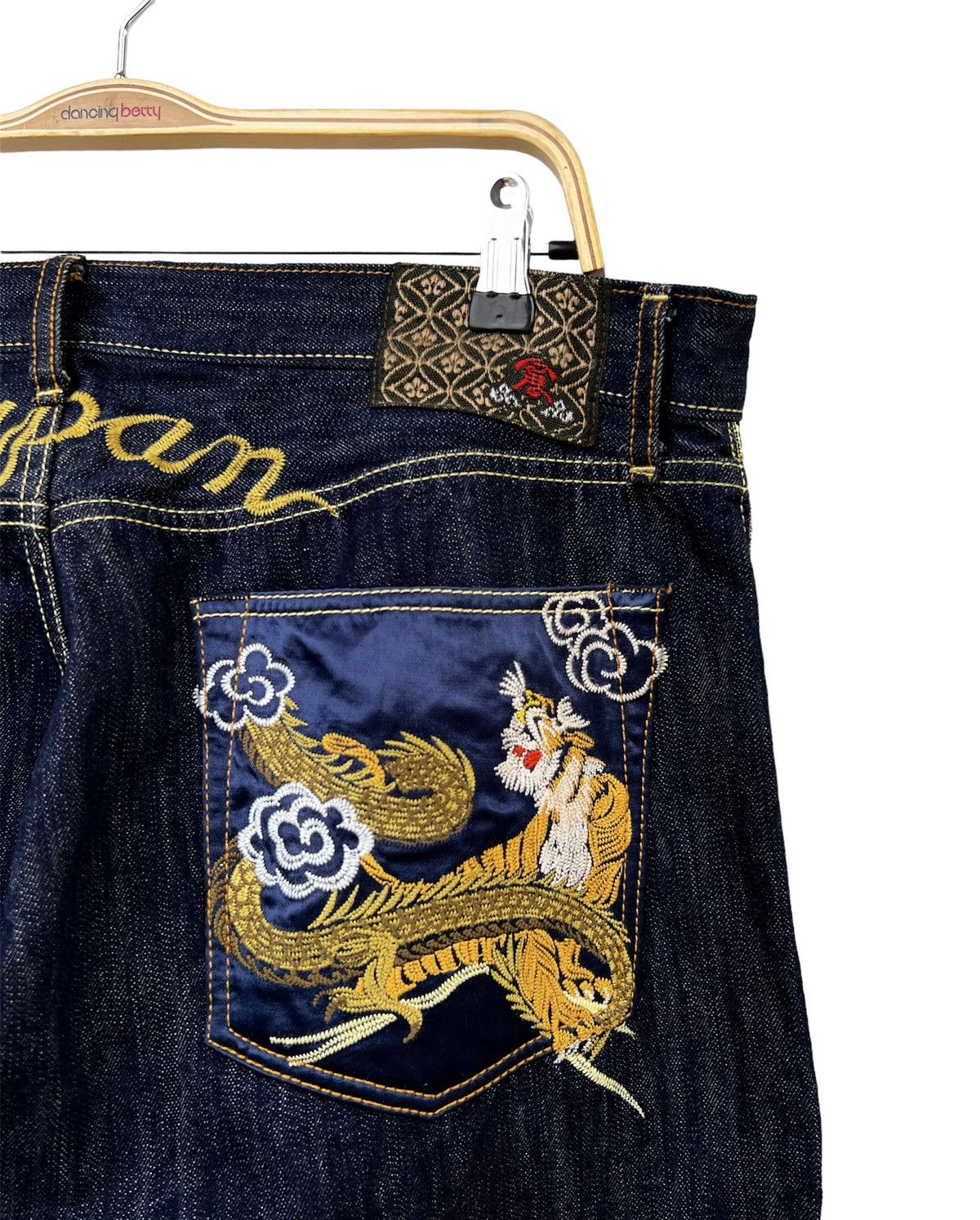 Eternal × Japanese Brand Eternal Japan Sukajan Dragon Tiger Denim Size US 37 - 8 Thumbnail