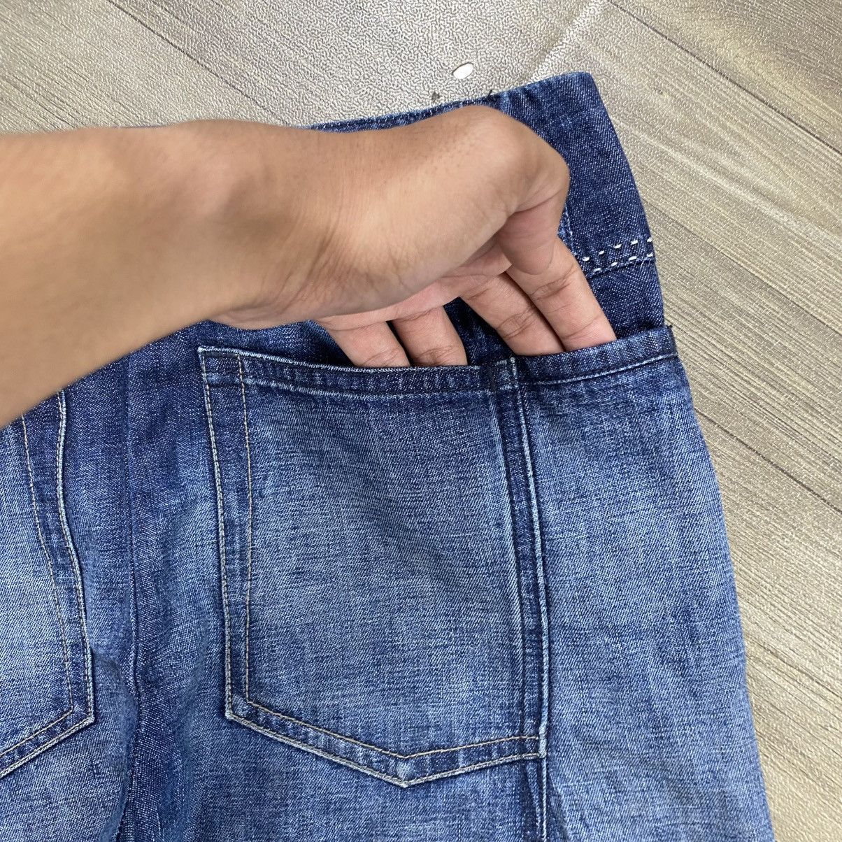 Marithe + Francois Girbaud Vintage Marithe + Francois Girbaud Flared Jeans Lgb Style Size US 30 / EU 46 - 15 Thumbnail