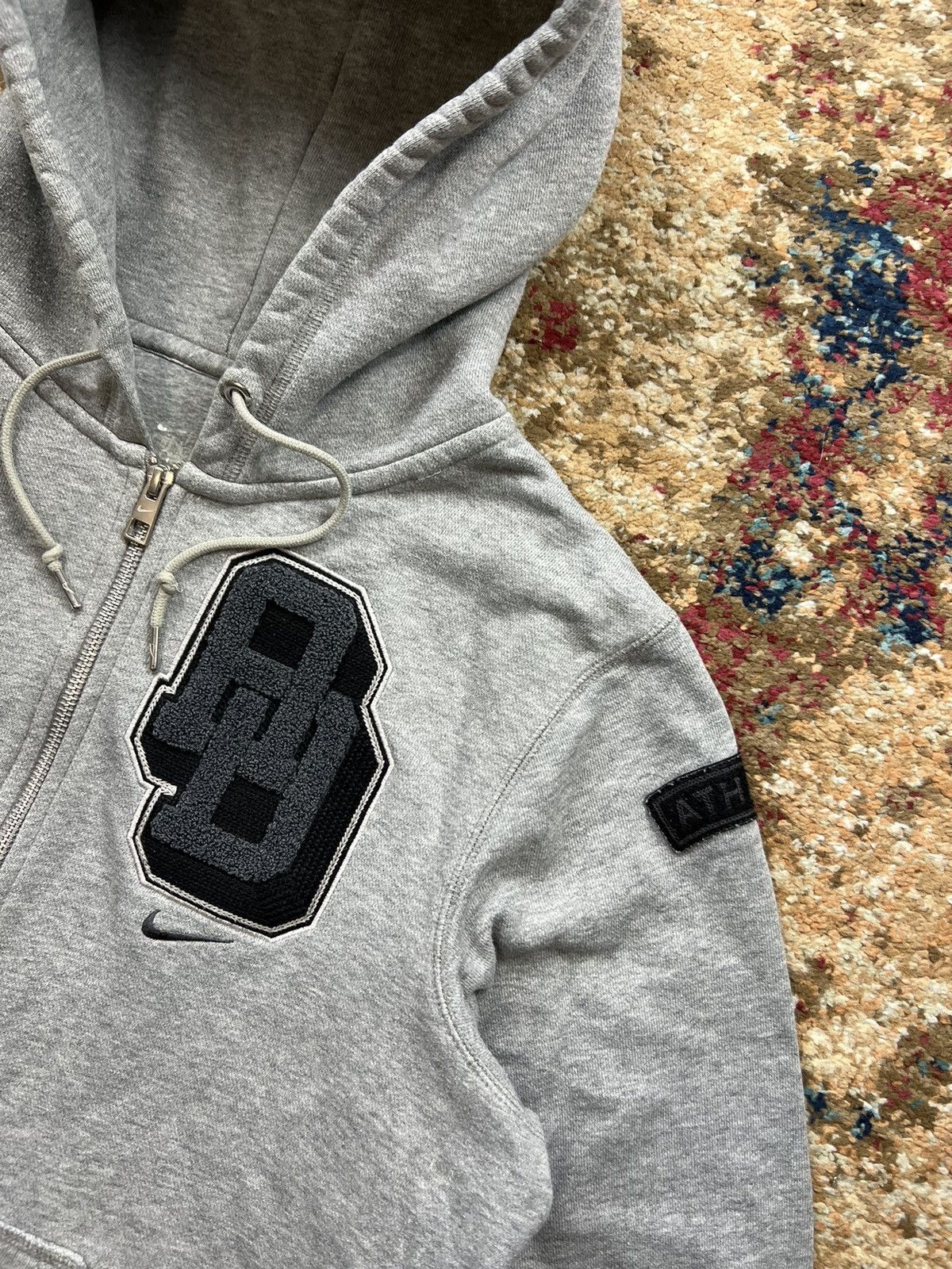 Nike 🪬 90’s NIKE ZIP HOODIE ATHLETIC DEPARTMENT Y2K SWOOSH LOGO Size US S / EU 44-46 / 1 - 2 Thumbnail