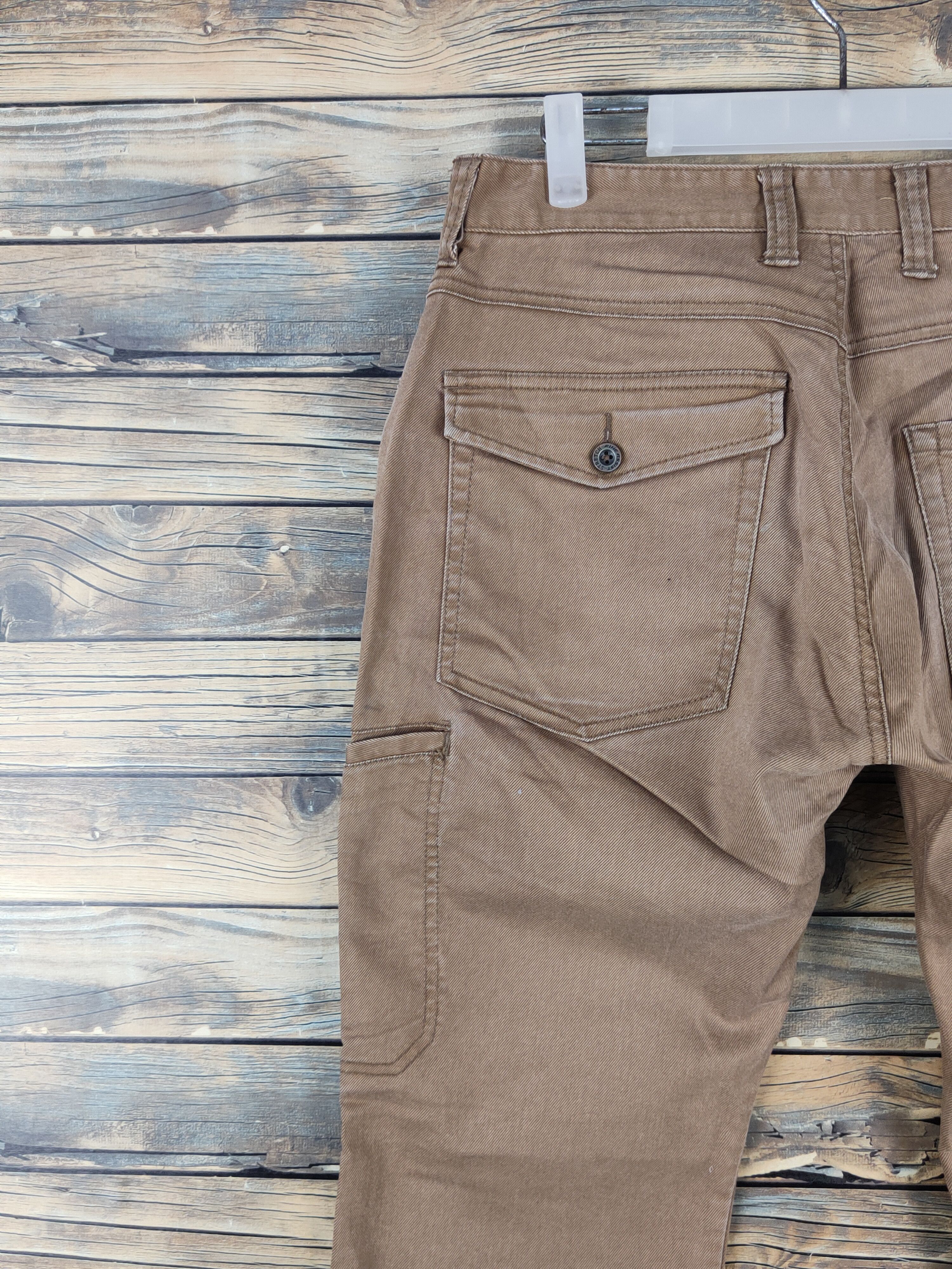 Japanese Brand Fine Assist Brown Multipocket Tactical Cargo Pants #W1417 Size US 32 / EU 48 - 8 Thumbnail