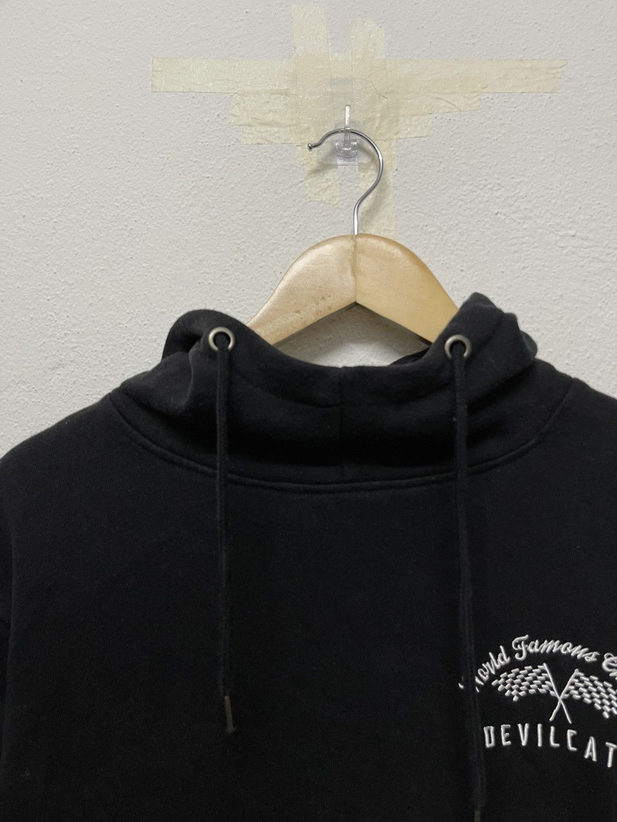 If Six Was Nine 2000s DEVILCATS BLACK MOTORCYCLE PULLOVER HOODIE Size US M / EU 48-50 / 2 - 10 Thumbnail