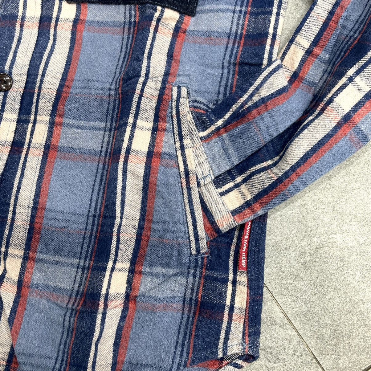 Manastash Vintage 90s Manastash Flanel Shirt Button Up Long Slevee Size US L / EU 52-54 / 3 - 7 Thumbnail