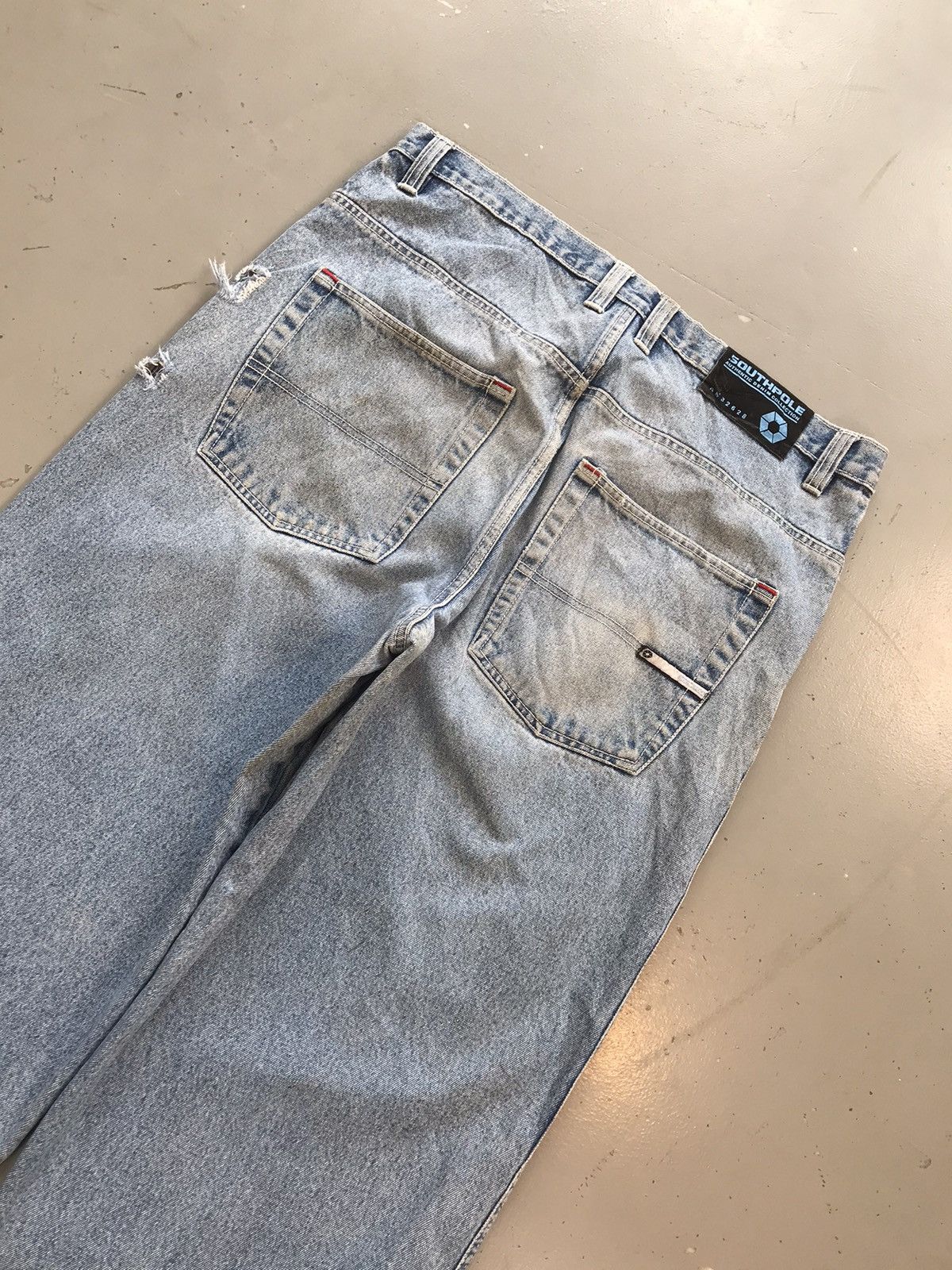 Southpole × Vintage Vintage Southpole white tab baggy fit denim Size US 38 / EU 54 - 10 Thumbnail