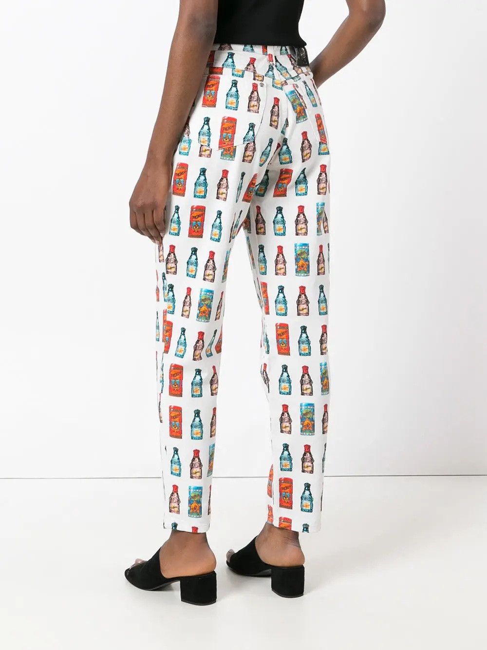 Versace 90s Versace Perfume Bottle Fullprint Pants Size 25" / US 0 / IT 36 - 1 Thumbnail