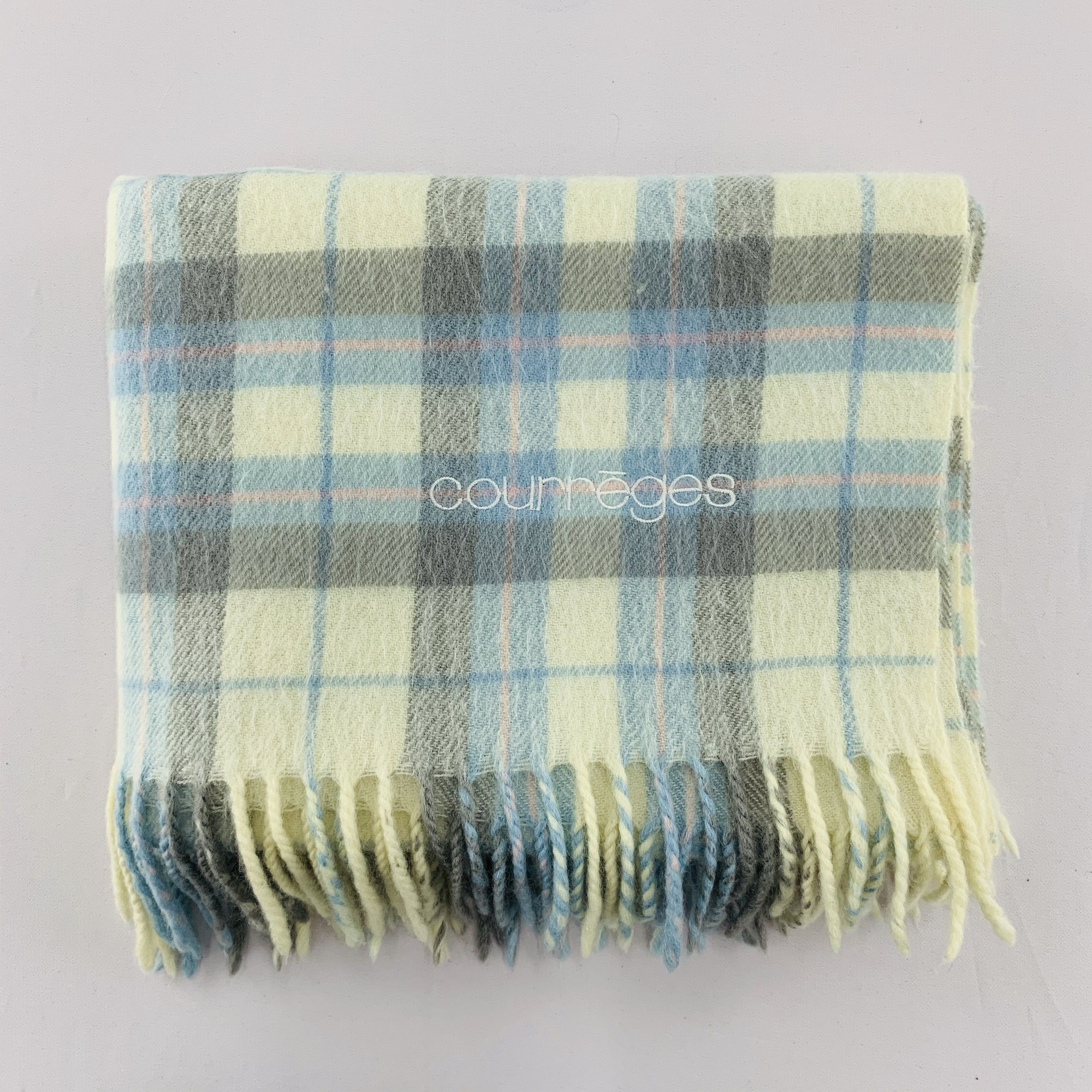 Courreges Courreges Scarf Wool Muffler Neck Wrap BL5101 Size ONE SIZE - 3 Thumbnail