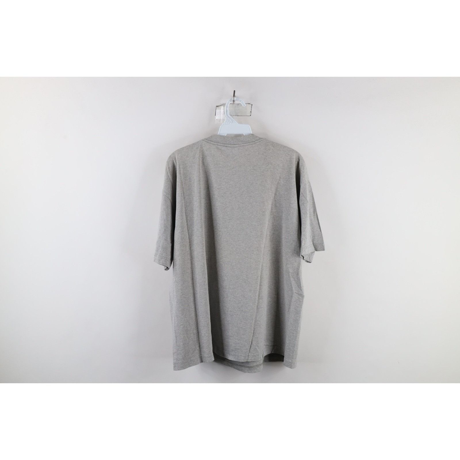 Jockey × Vintage Vintage 90s Streetwear Distressed Blank Pocket T-Shirt Size US L / EU 52-54 / 3 - 12 Thumbnail