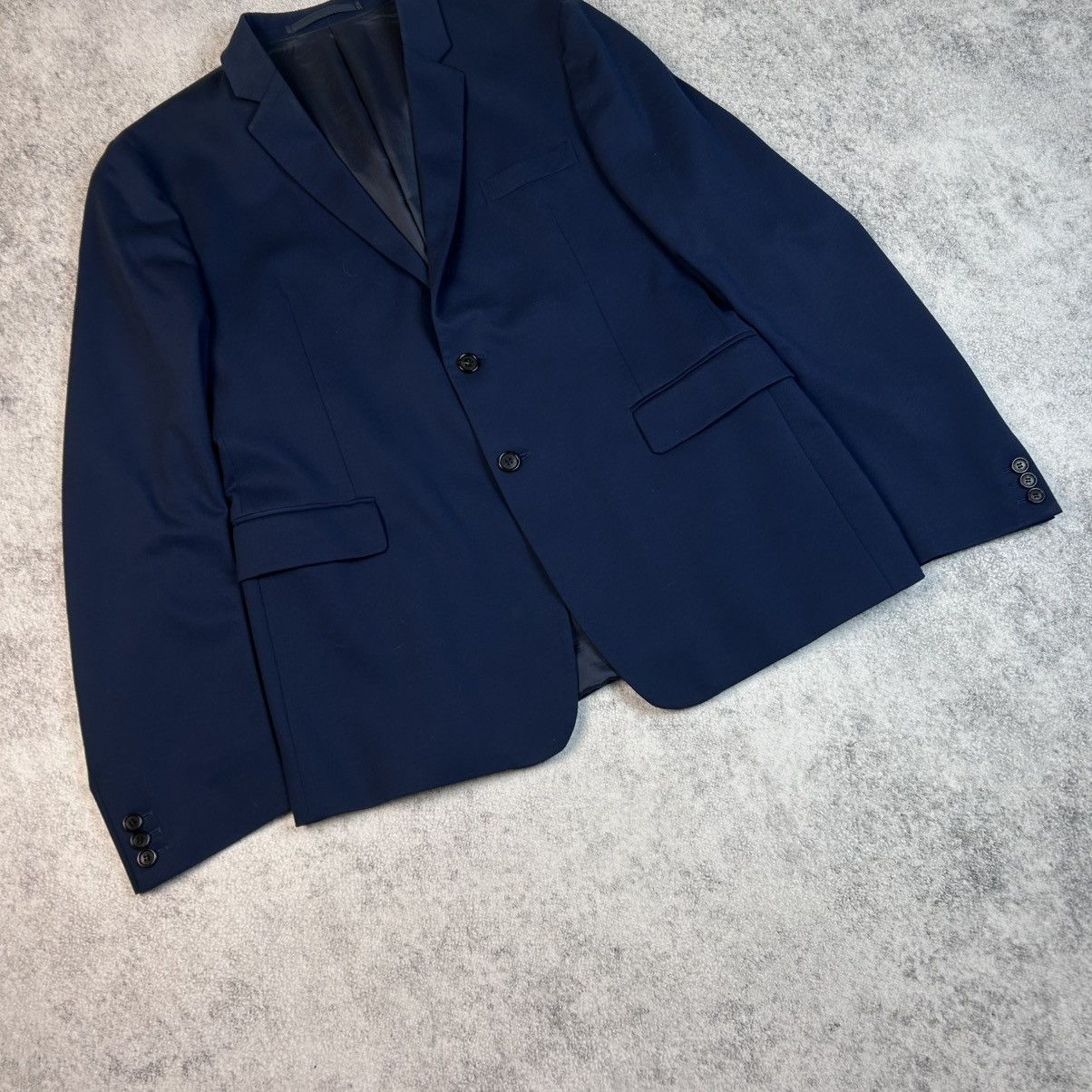 Prada Prada Milano Blue 2 buttons Mens blazer Size 54R - 5 Thumbnail