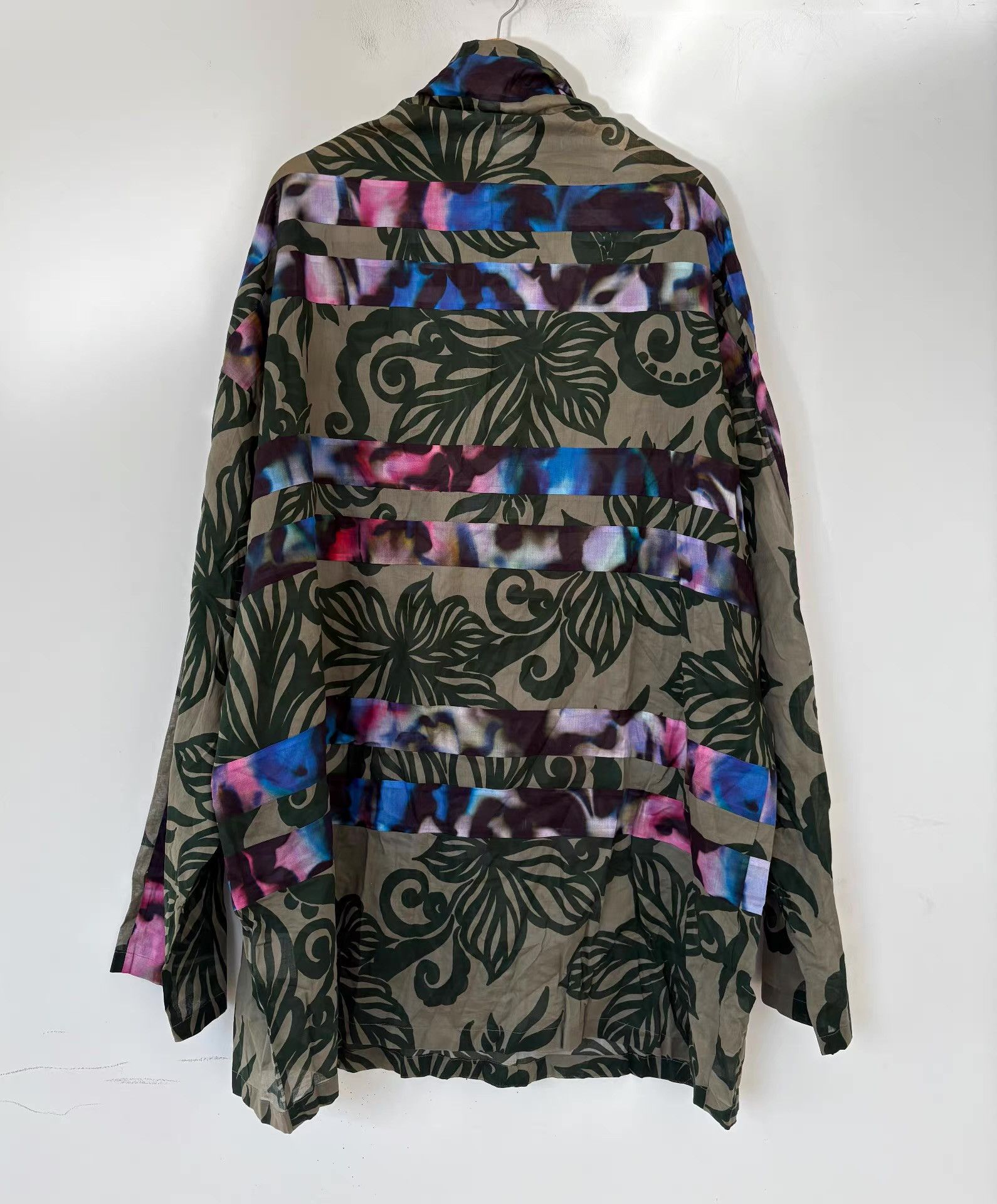 Dries Van Noten Dries Van Noten 23SS Men's Panelled Oversized T-shirt Ｑ21 Size US M / EU 48-50 / 2 - 3 Thumbnail