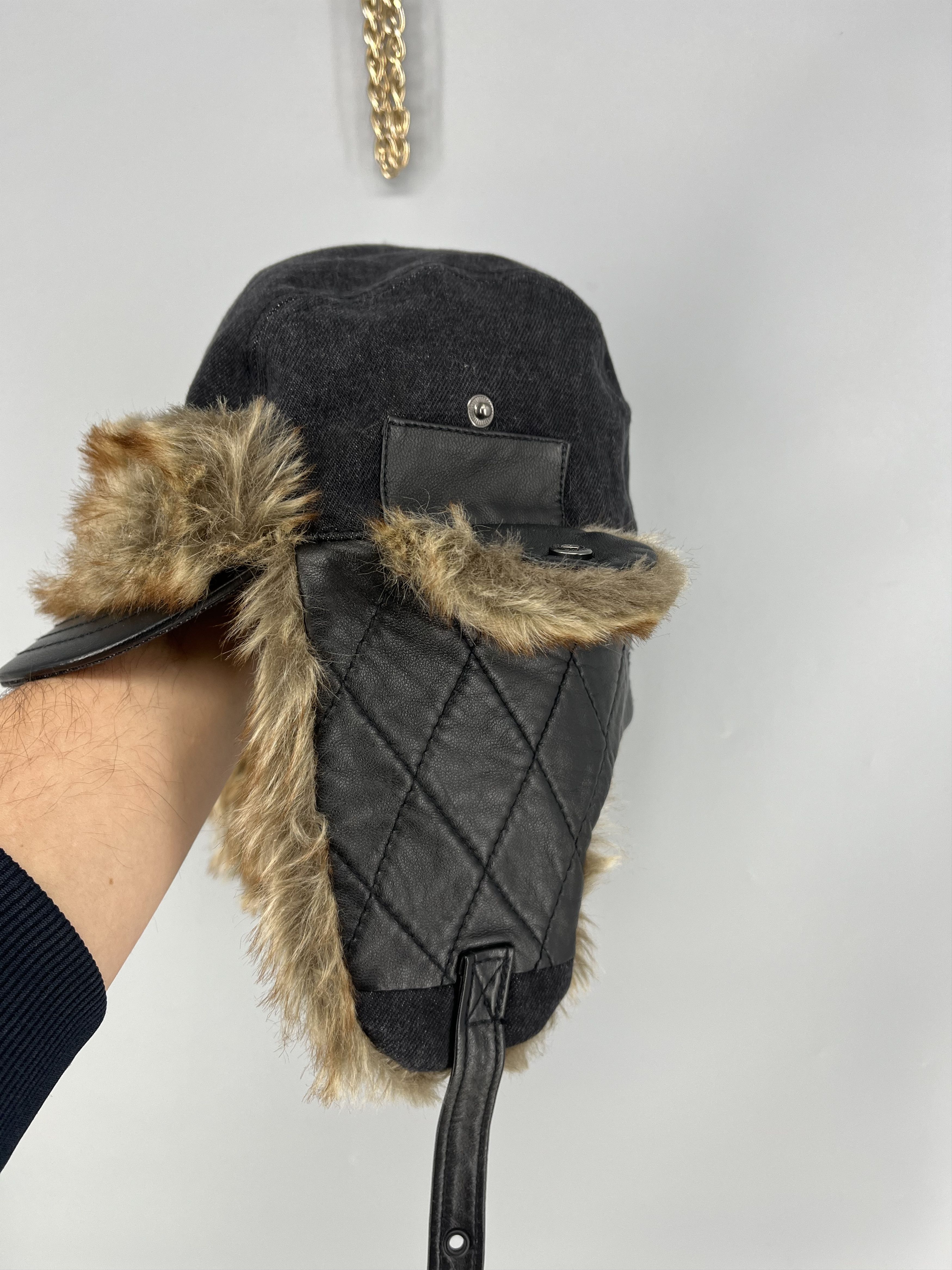 Diesel Diesel Men Cotton Lamb leather Flight Cap Luxury Sleek Casua Size US M / EU 48-50 / 2 - 4 Thumbnail