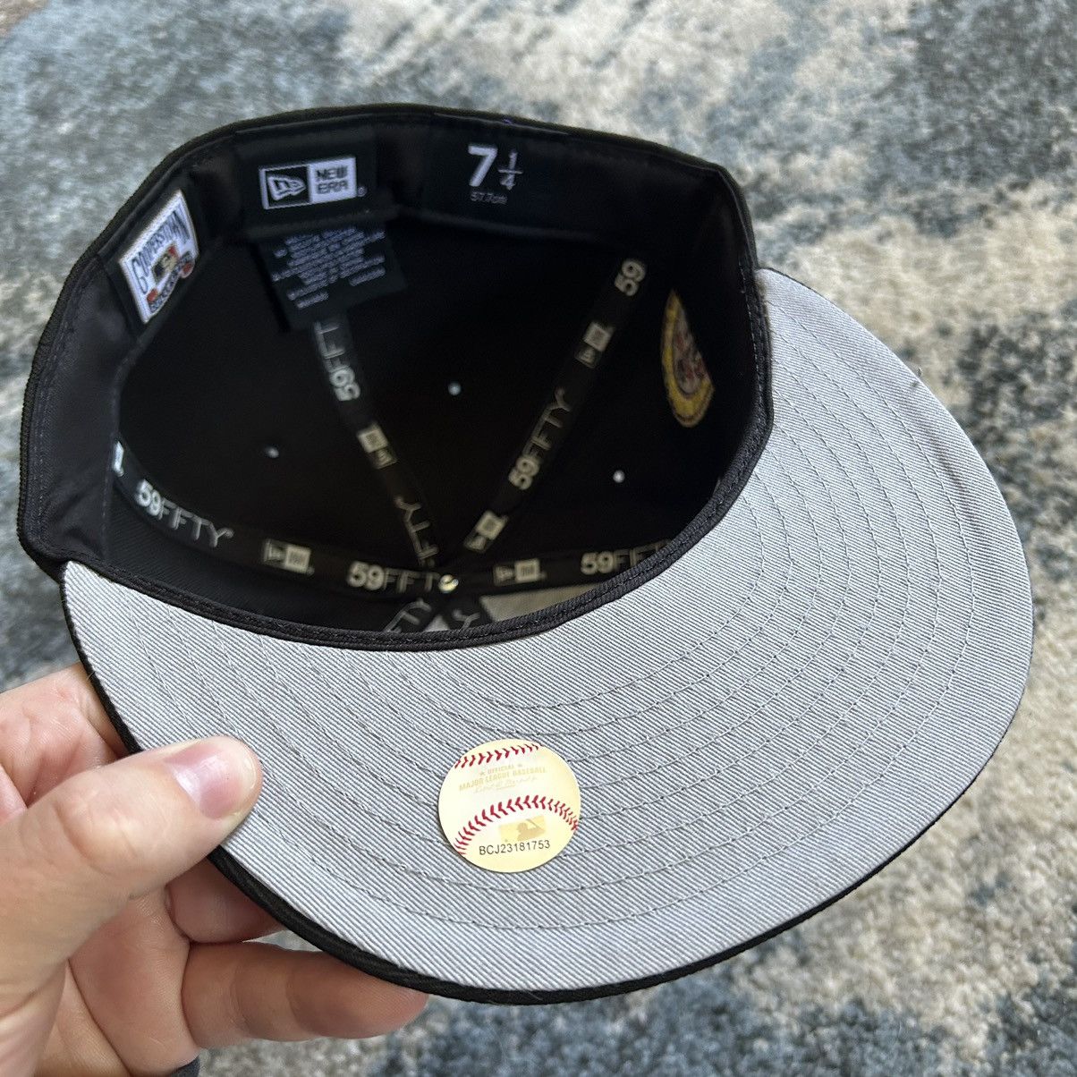 MyFitteds 7 1/4 SEATTLE MARiNERS 1962 WORLD’S FAiR MLB NEW ERA FiTTED Size ONE SIZE - 19 Thumbnail