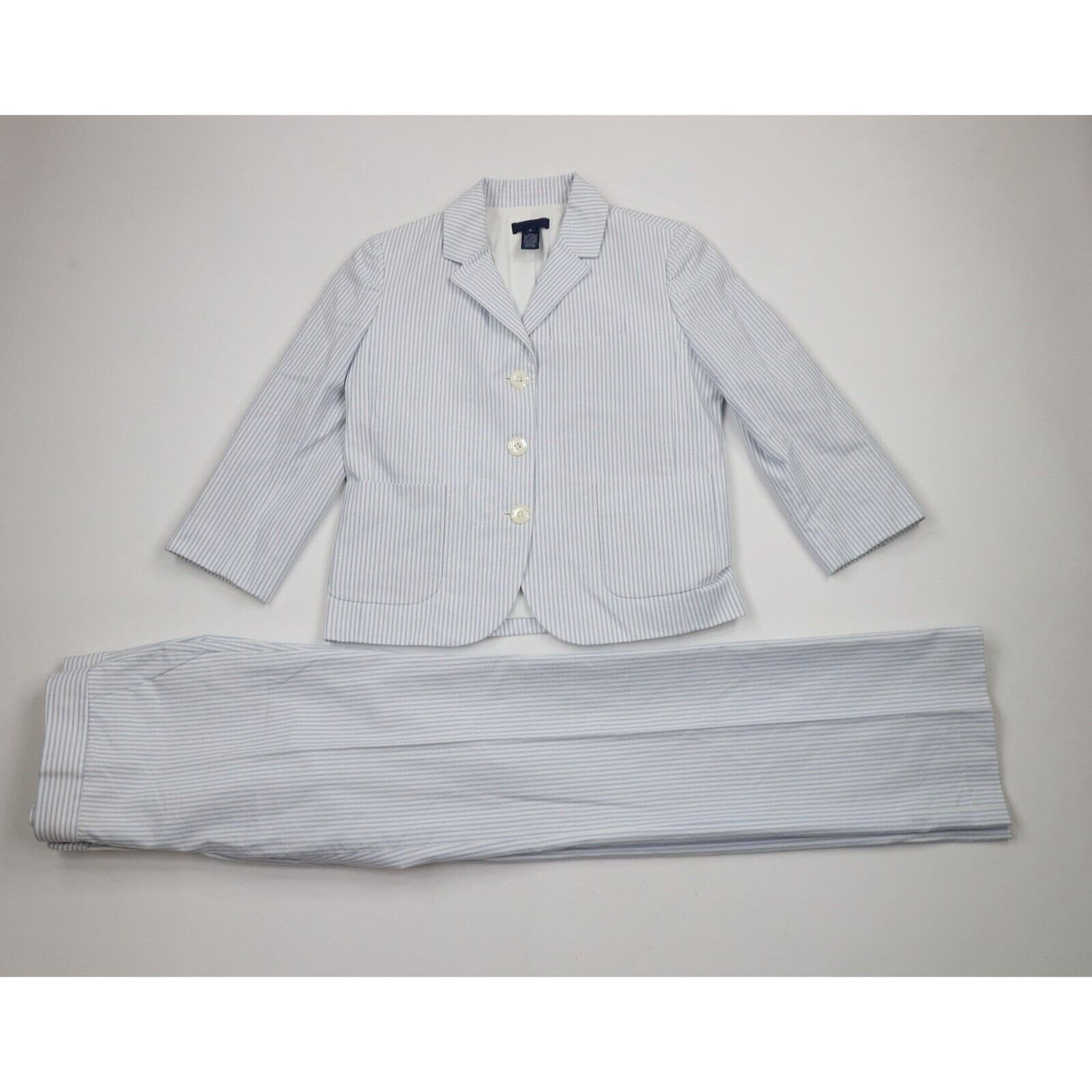 Deadstock Vintage J Crew 2 Piece Striped Business Suit