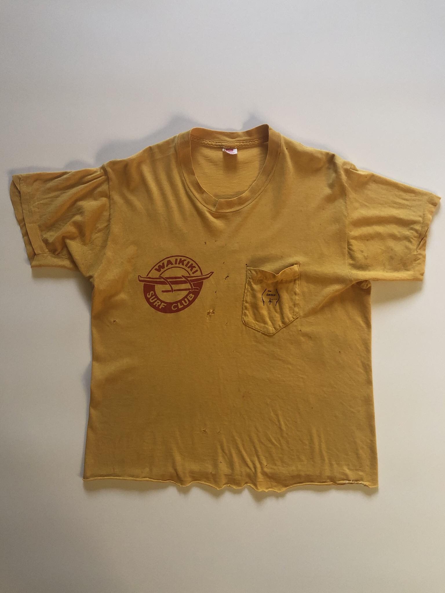 Vintage 1970s Waikiki Surf Club Shirt