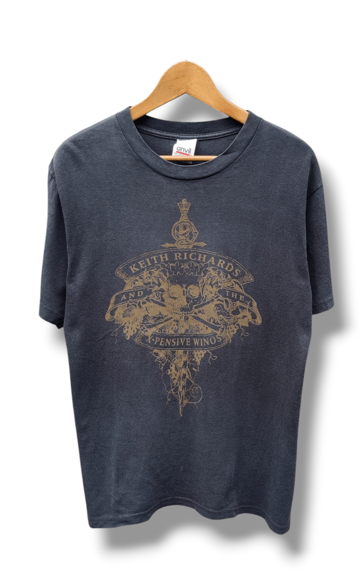 Band Tees Vintage Sun Faded Keith Richards X Winos Rock Band Shirt Size US M / EU 48-50 / 2 - 1 Thumbnail