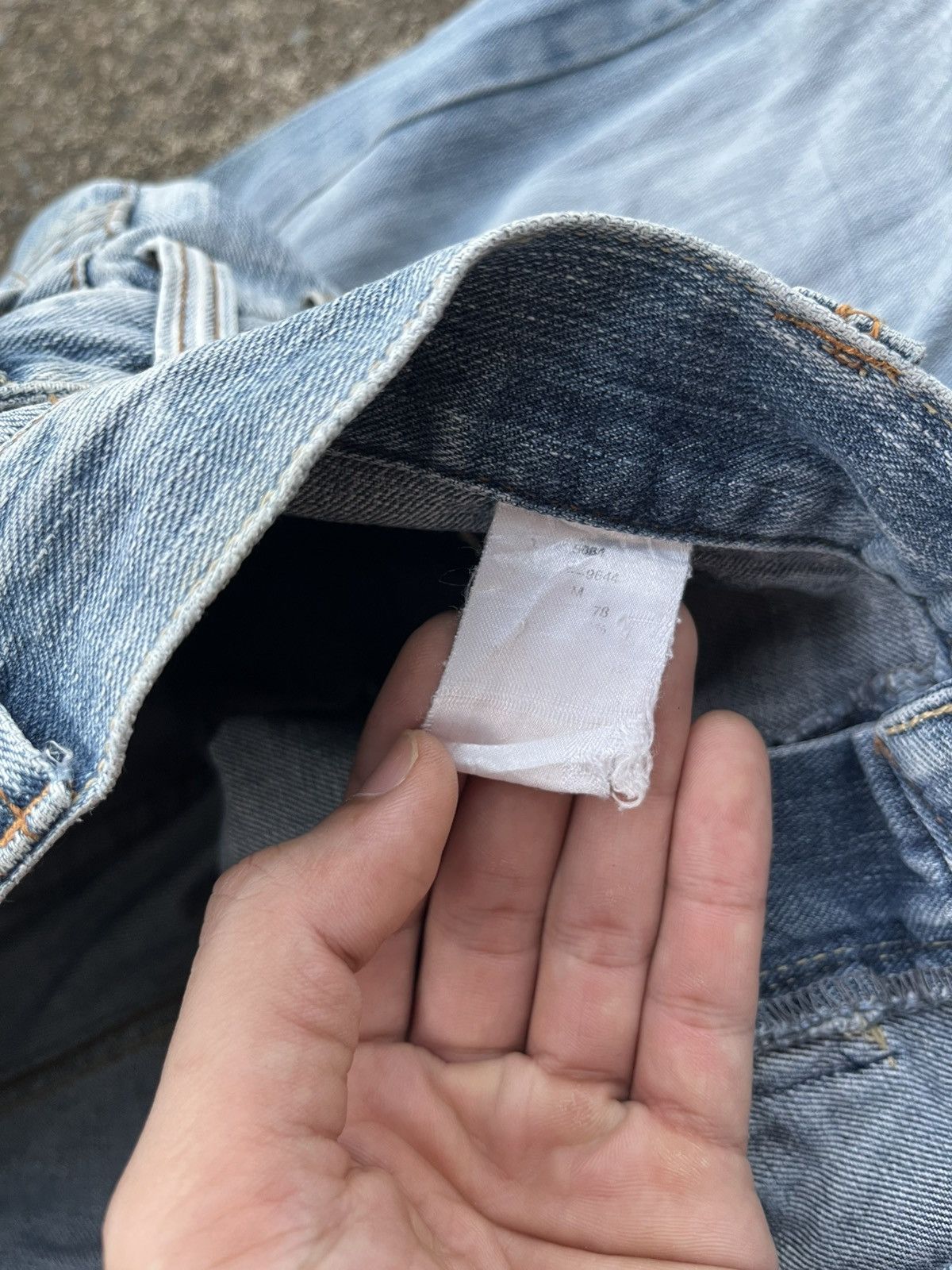If Six Was Nine Vintage Dominate Handcrafted Double Waist Jeans Rare Design Size US 31 - 7 Thumbnail